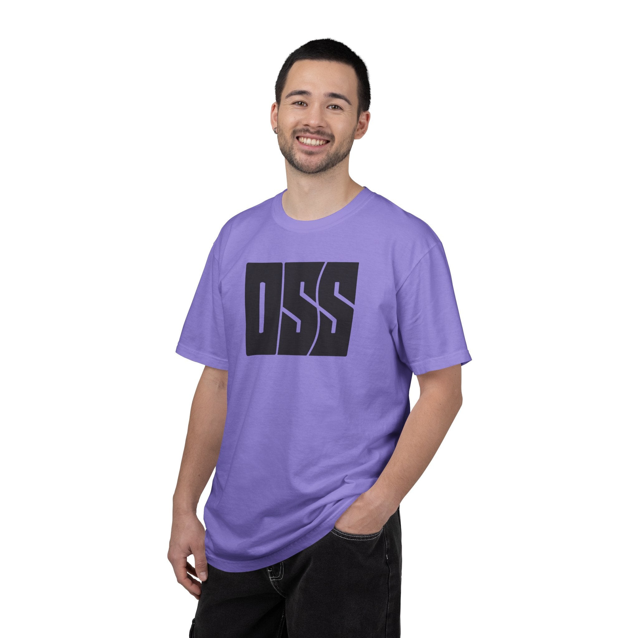 Oss brazilian jiu jitsu text graphic tee