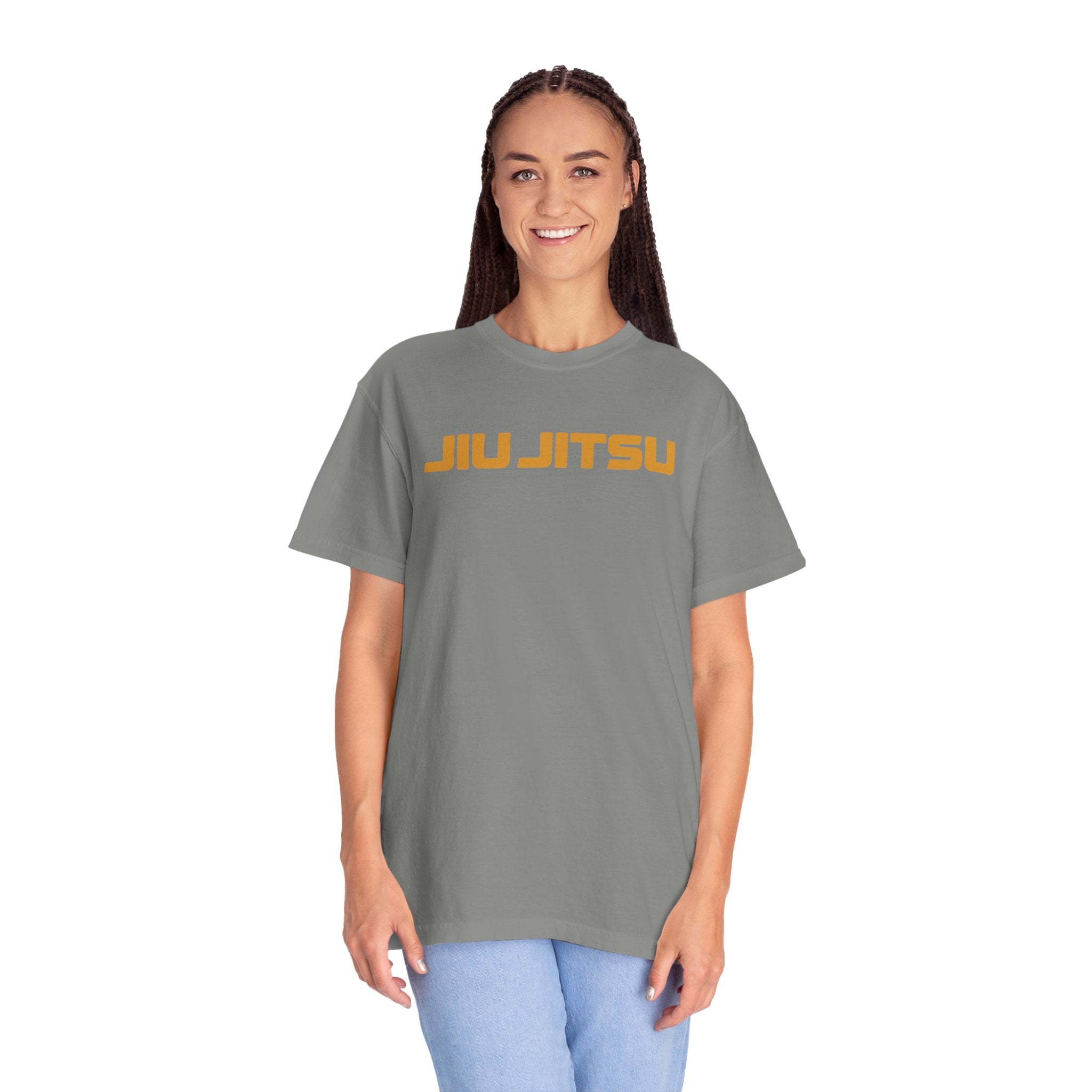 orange jiu jitsu logo plain t-shirt