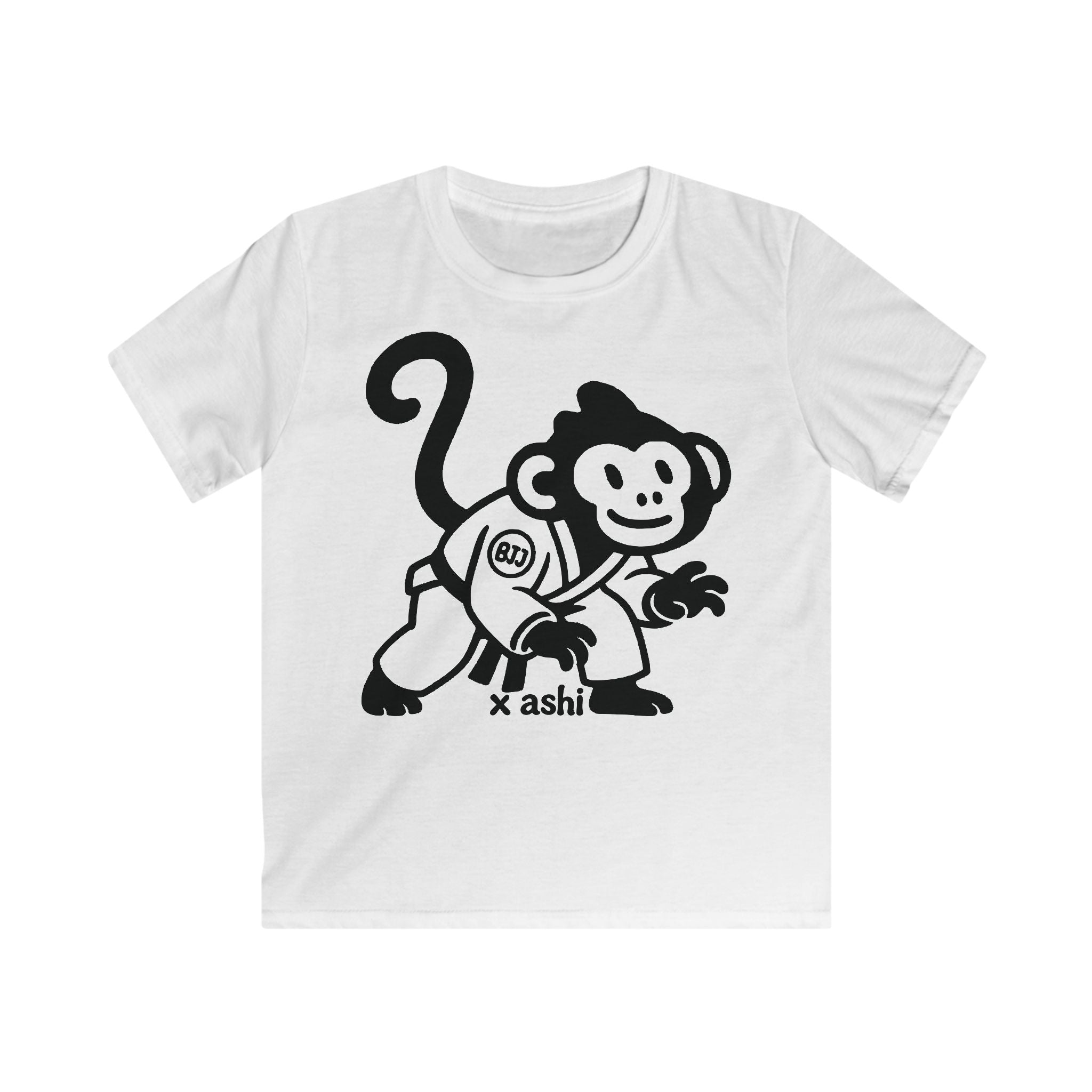 Playful Jiu-Jitsu Monkey Graphic Tee - Kids t-shirt