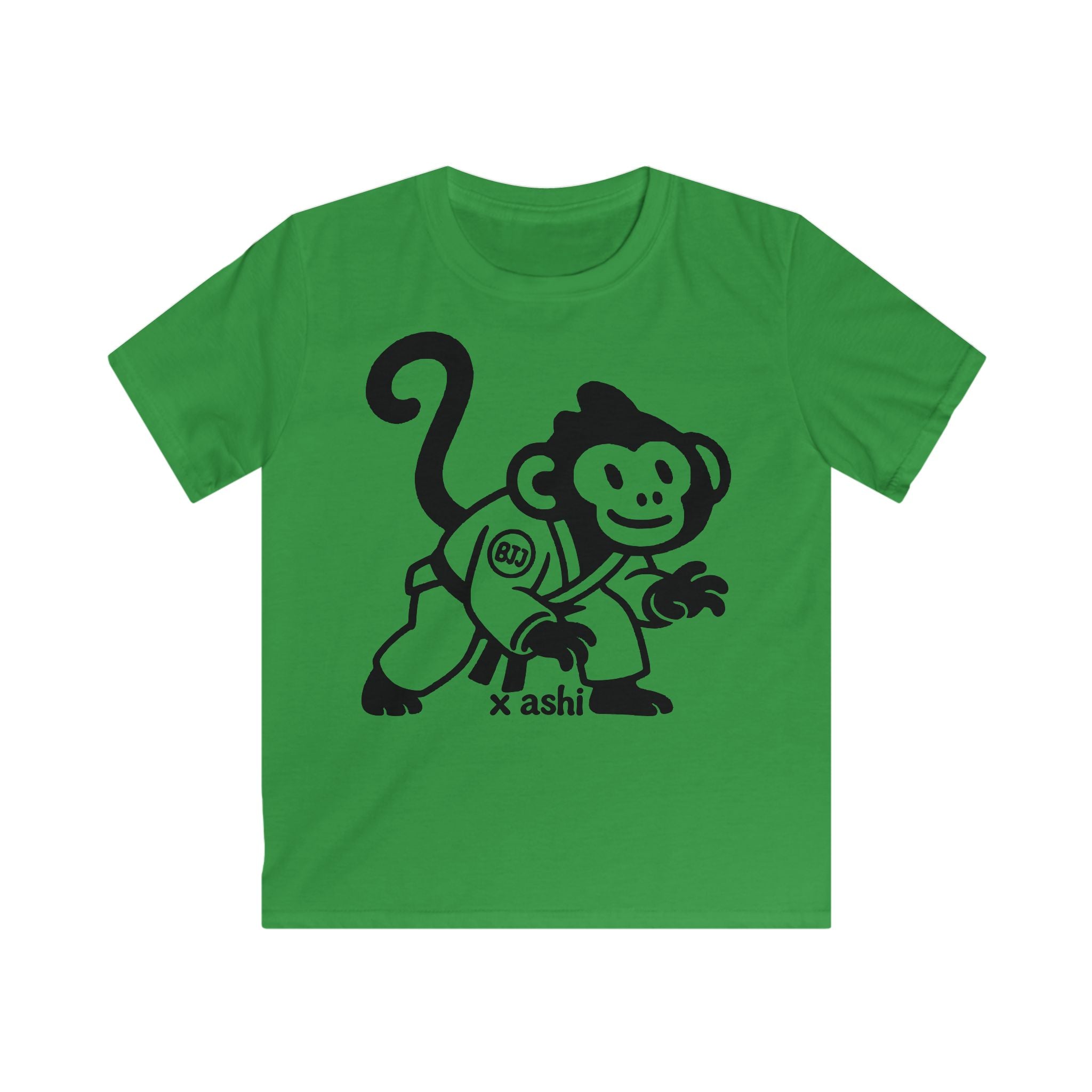 Playful Jiu-Jitsu Monkey Graphic Tee - Kids t-shirt