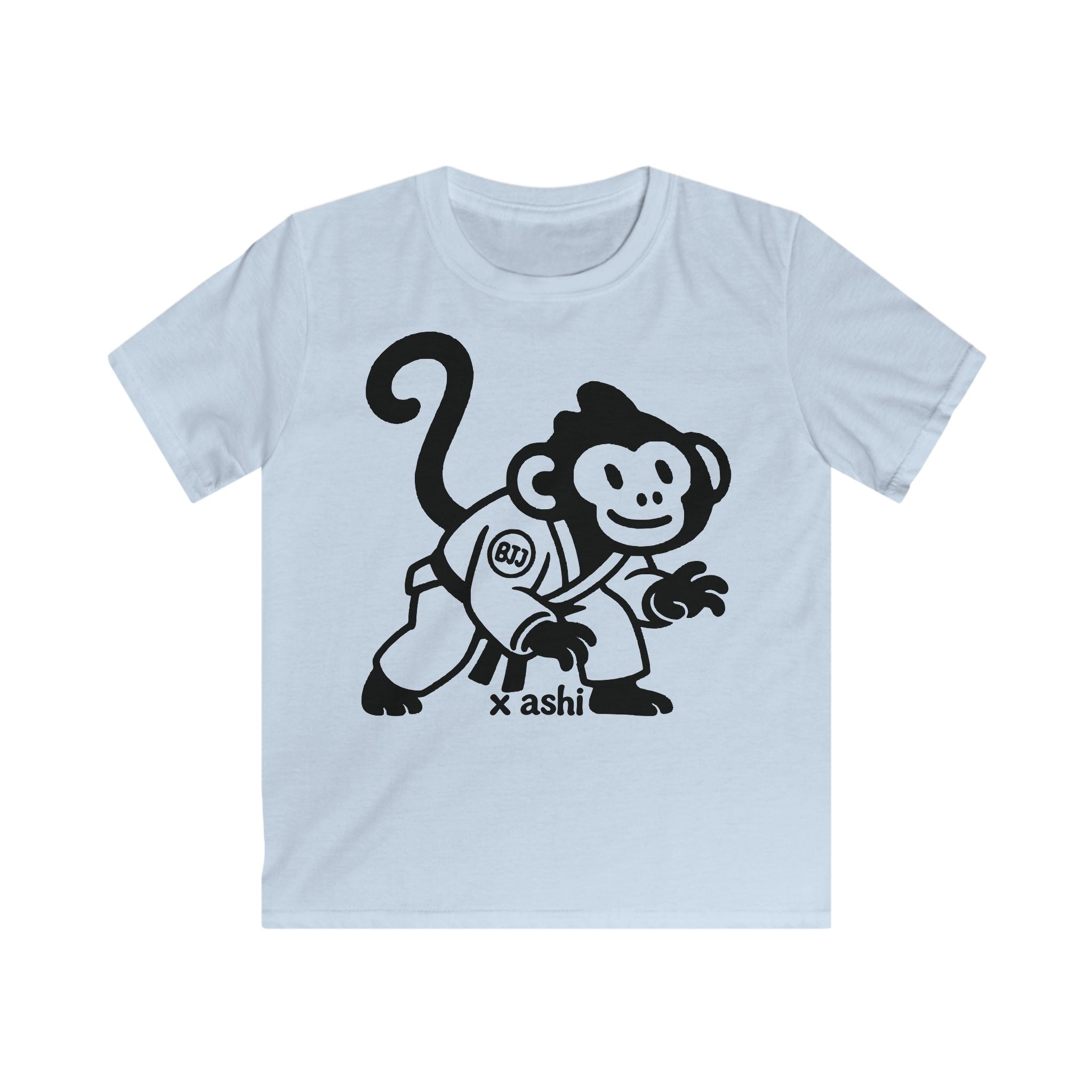 Playful Jiu-Jitsu Monkey Graphic Tee - Kids t-shirt