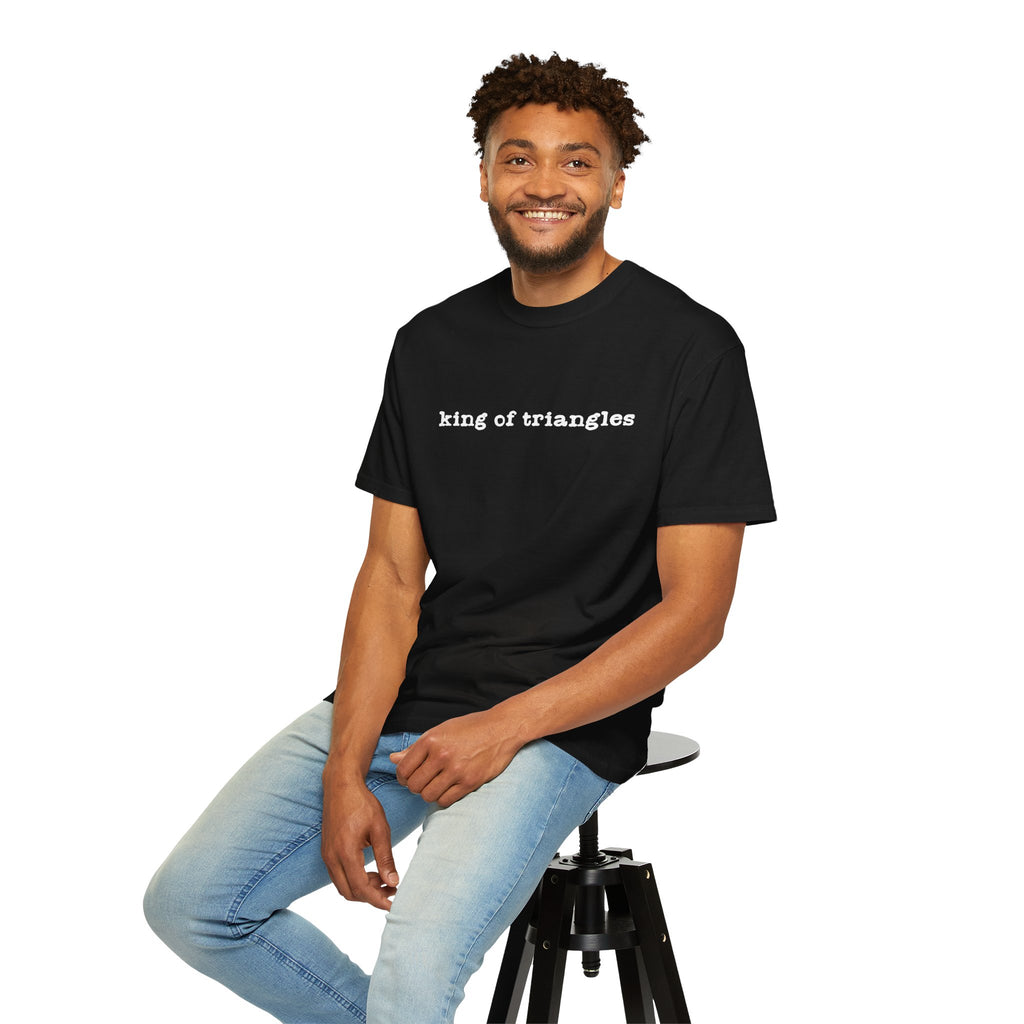 King of Triangles T-Shirt — Minimalist Graphic Tee
