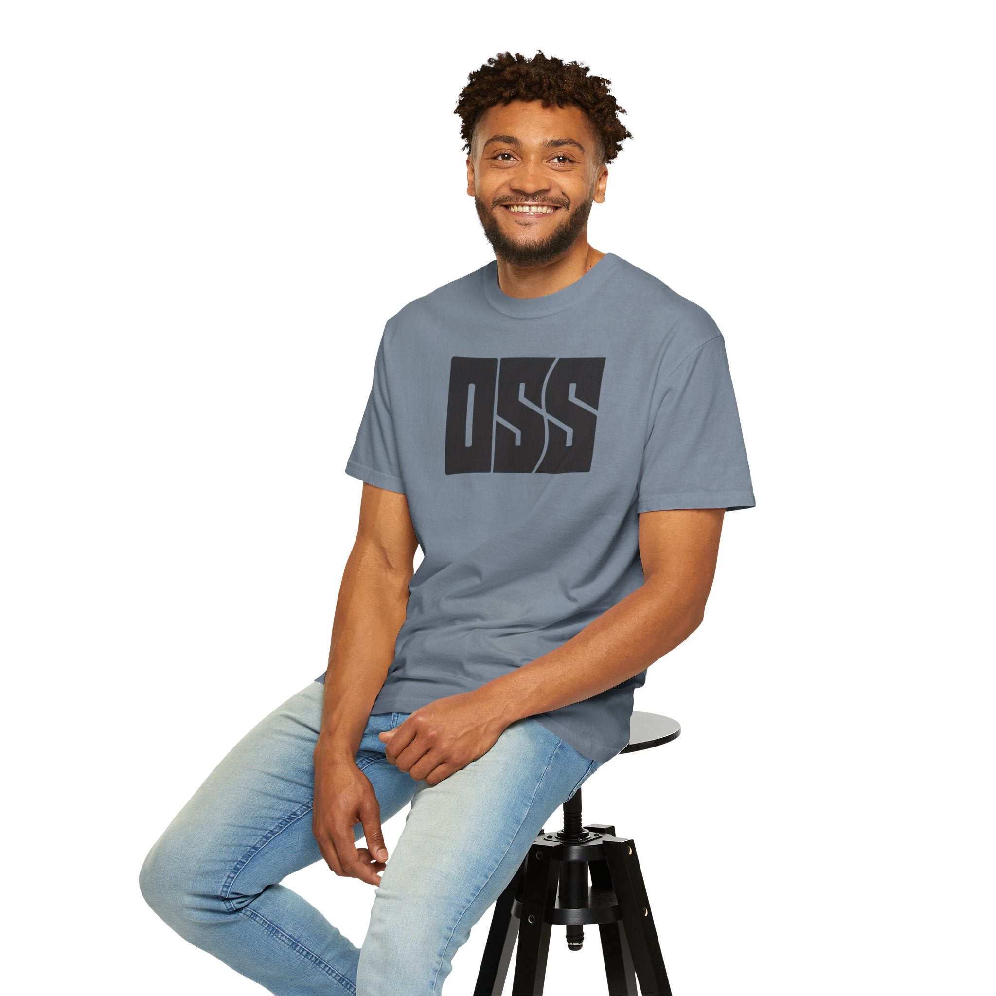 Oss brazilian jiu jitsu text graphic tee