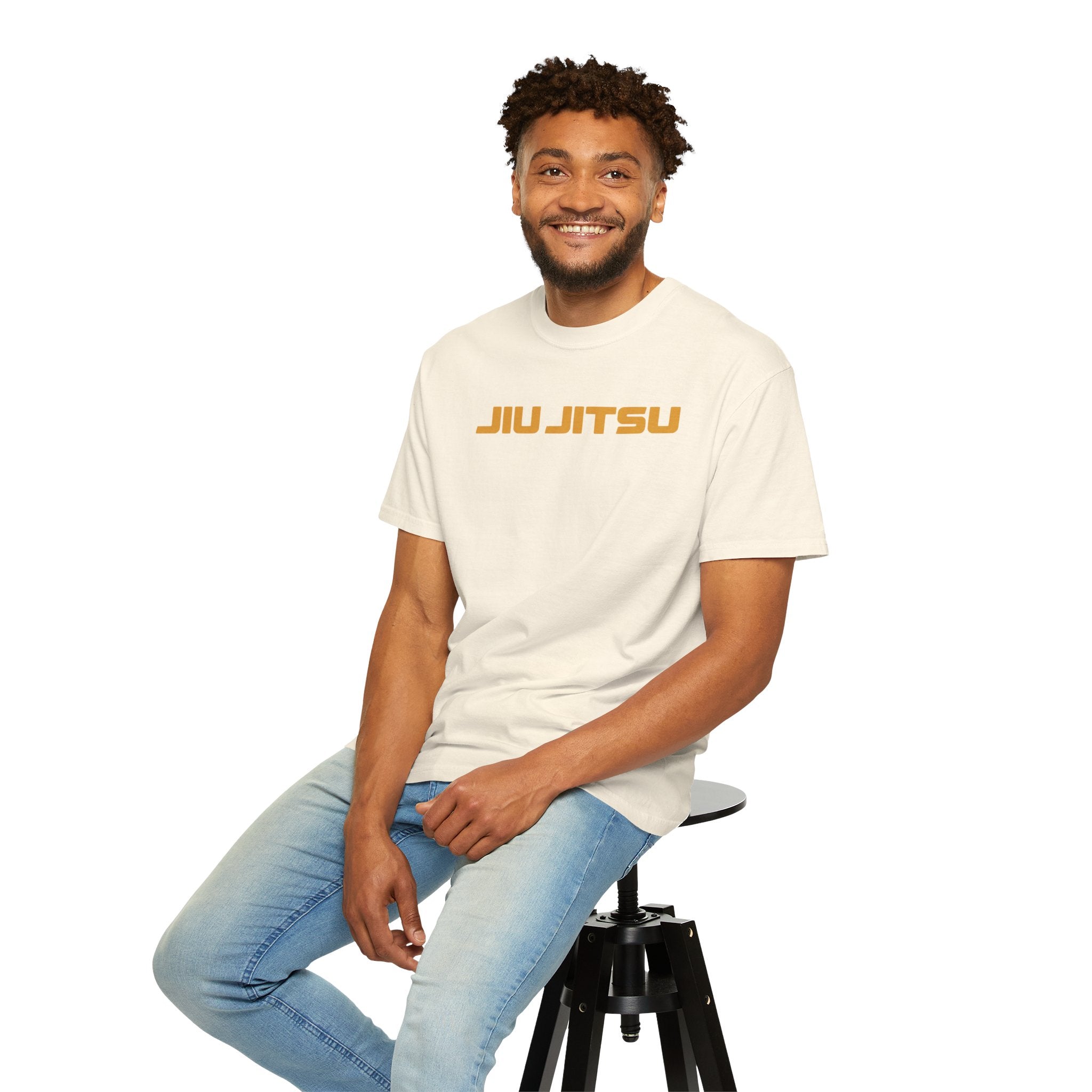 orange jiu jitsu logo plain t-shirt