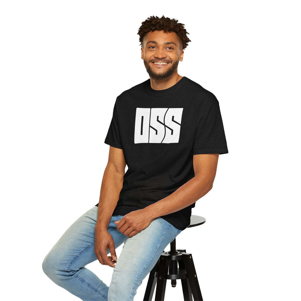Oss brazilian jiu jitsu text graphic tee