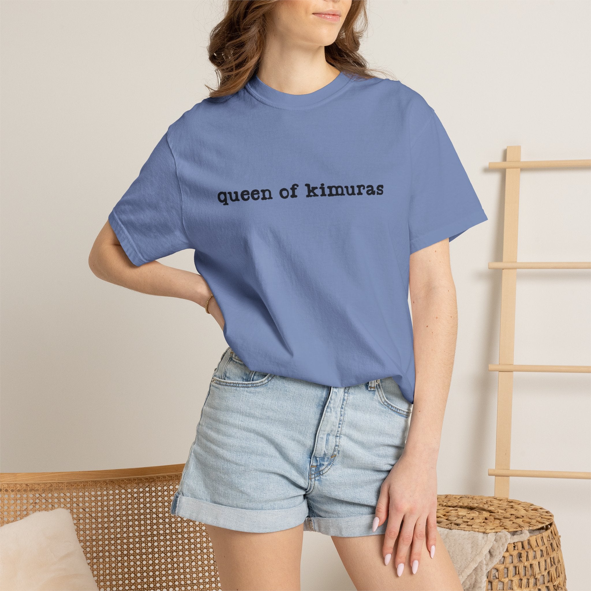 Queen of Kimuras T-Shirt — Minimal Text Graphic Tee