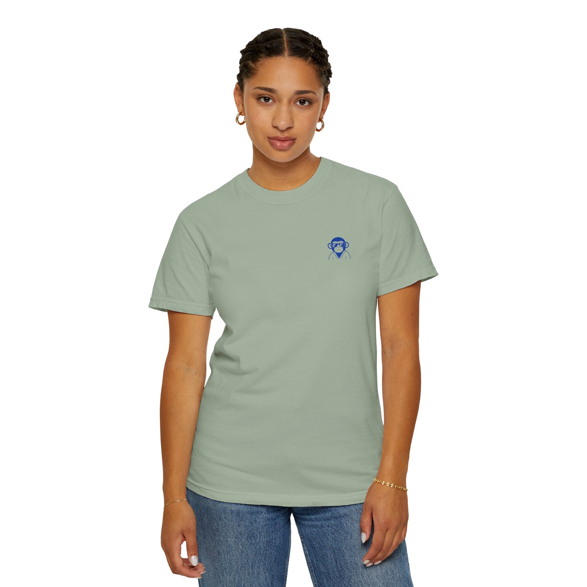 I Like Coffee and Sitting on People T-Shirt — Funny Monkey Graphic BJJ Tee