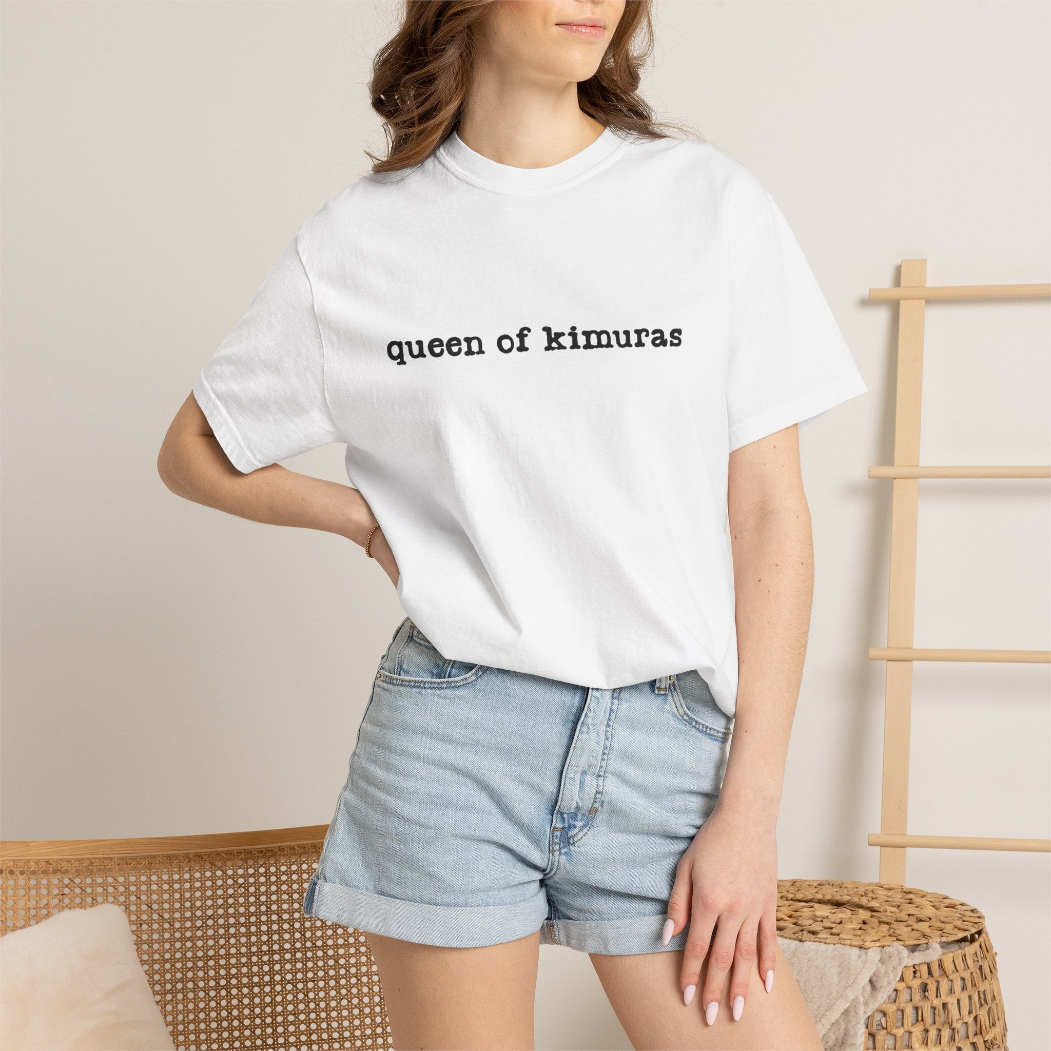 Queen of Kimuras T-Shirt — Minimal Text Graphic Tee