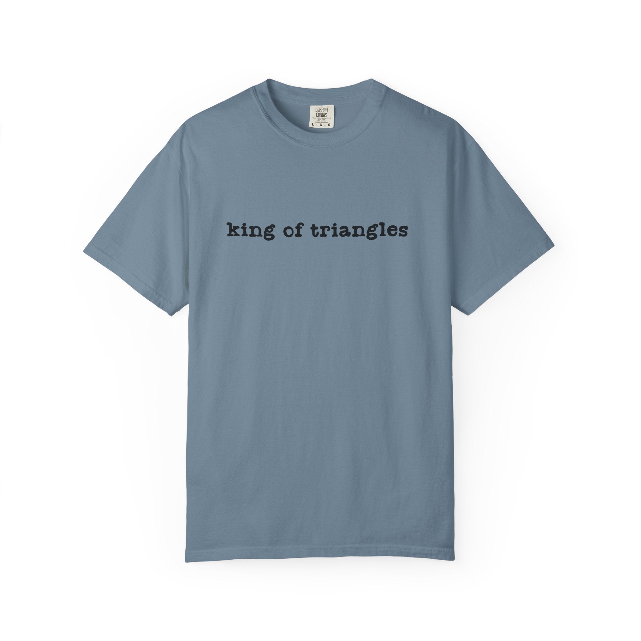 King of Triangles T-Shirt — Minimalist Graphic Tee