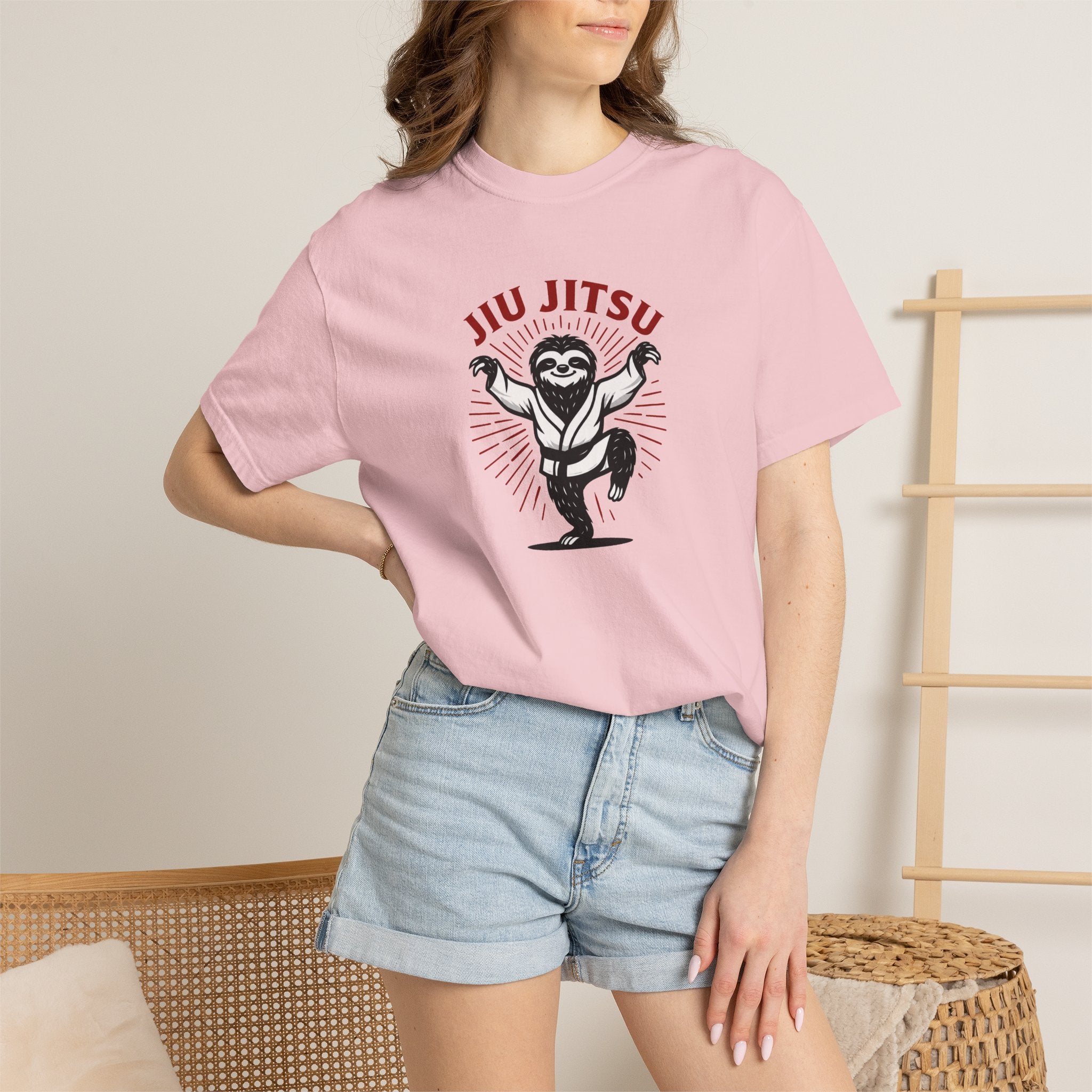 Jiu Jitsu Posing Sloth T-Shirt