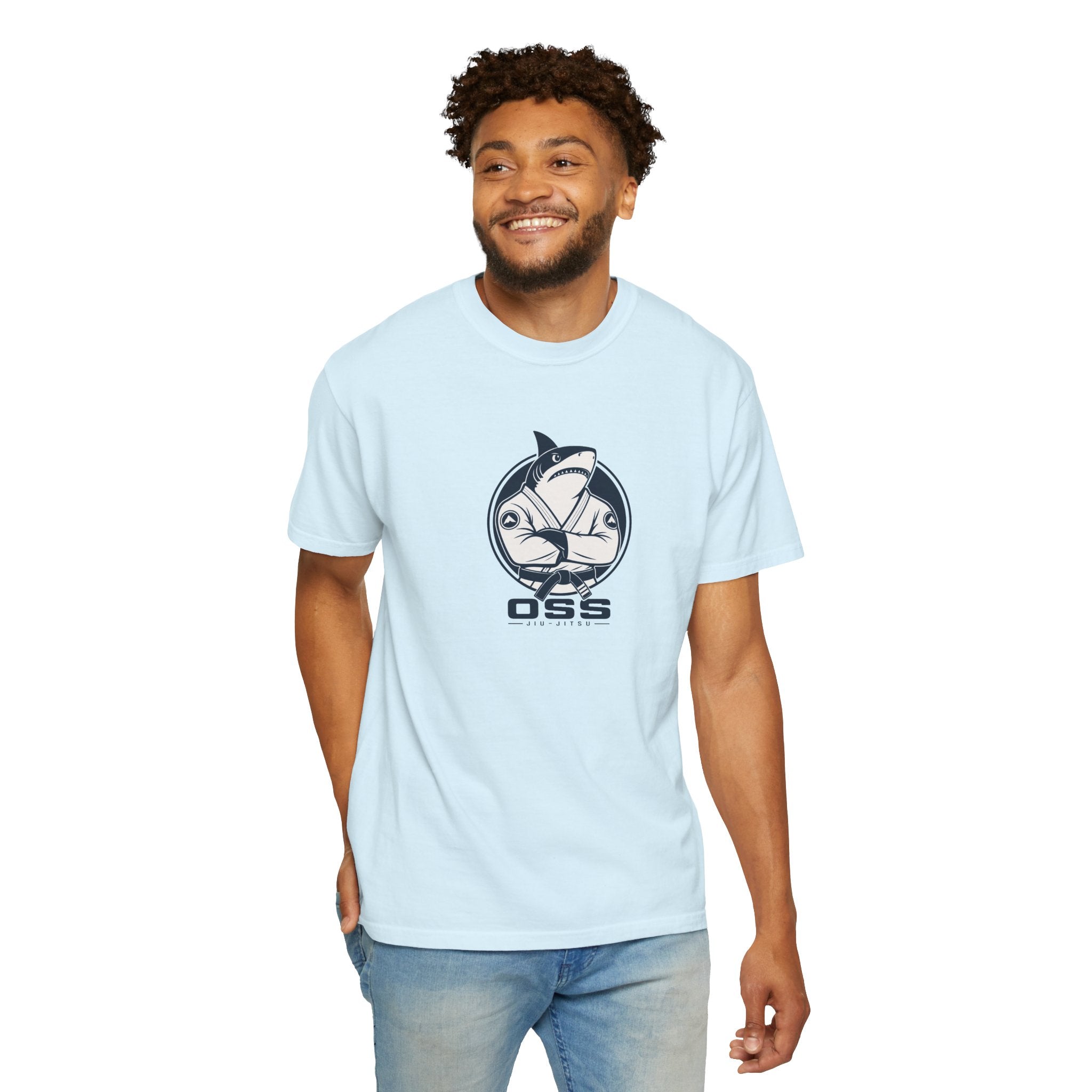 Jiu Jitsu Shark Logo Tee - OSS Graphic T-Shirt