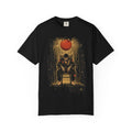 BJJ Throne Illustration T-Shirt | Male Competitor Sitting Under Rising Sun