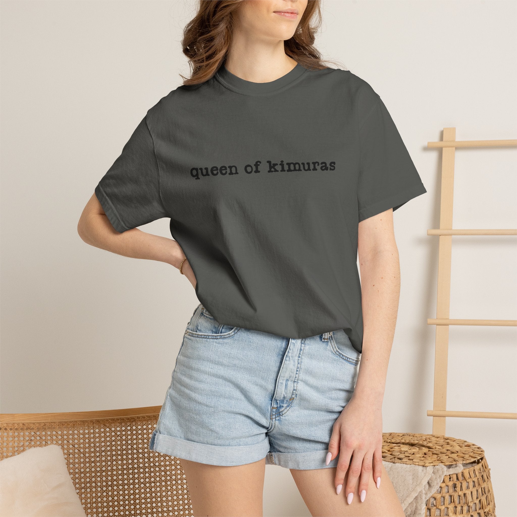 Queen of Kimuras T-Shirt — Minimal Text Graphic Tee