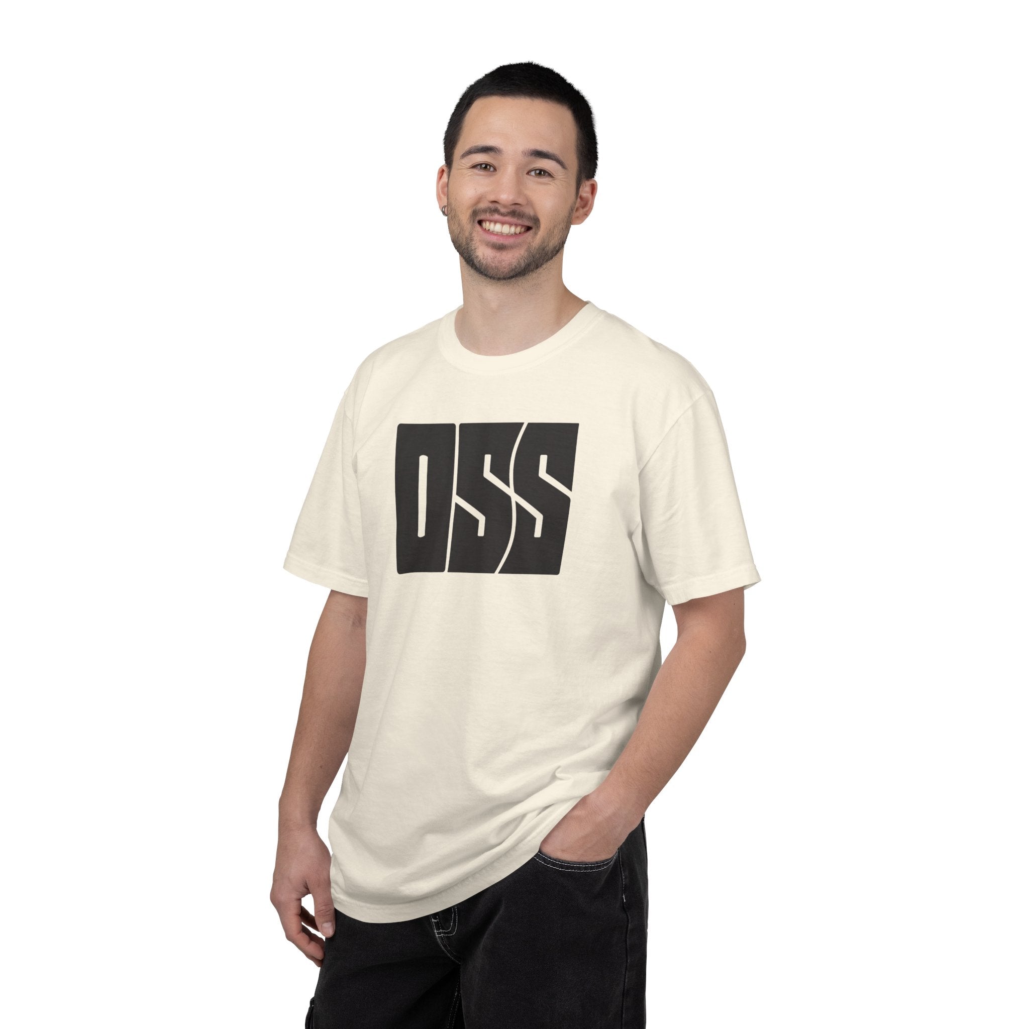Oss brazilian jiu jitsu text graphic tee