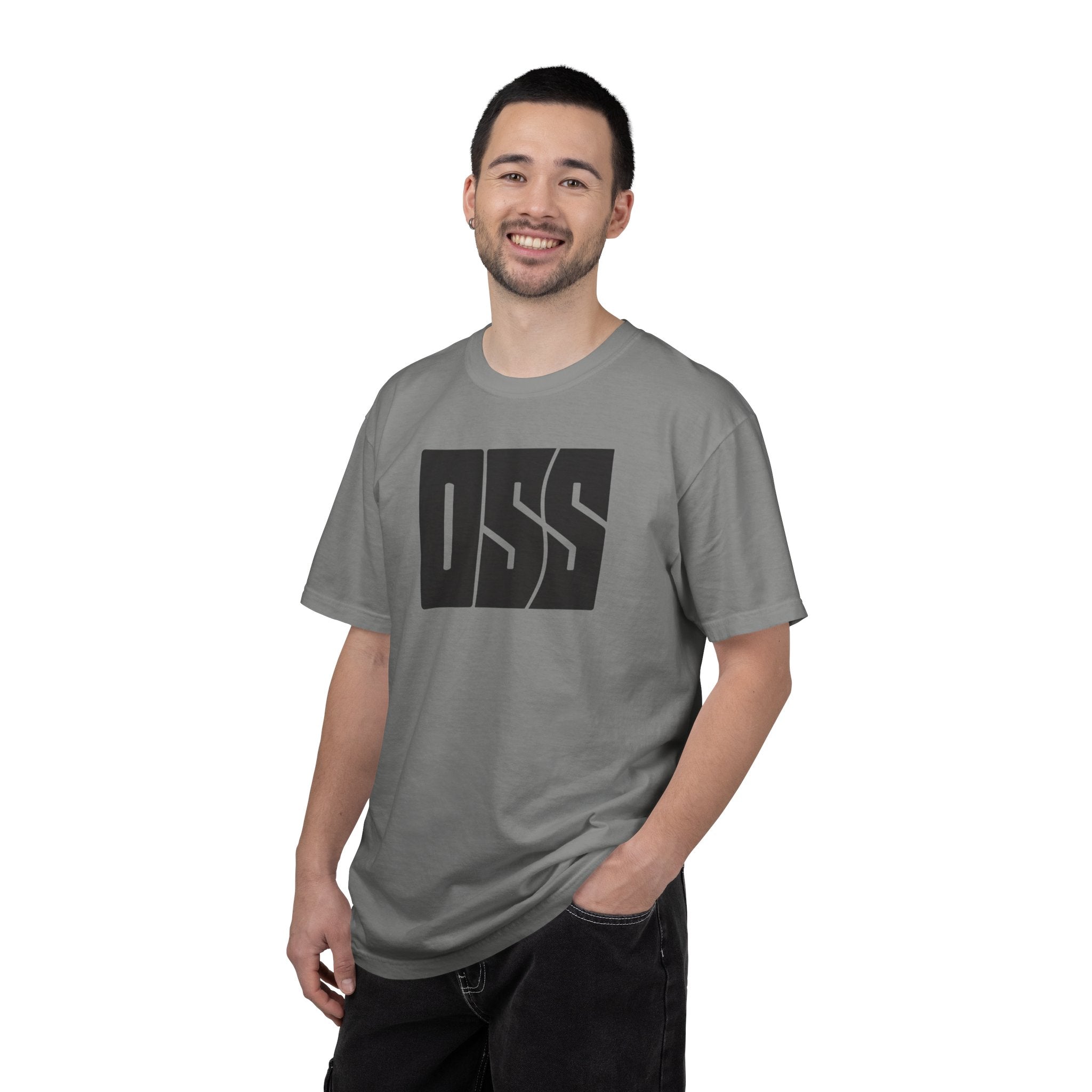 Oss brazilian jiu jitsu text graphic tee