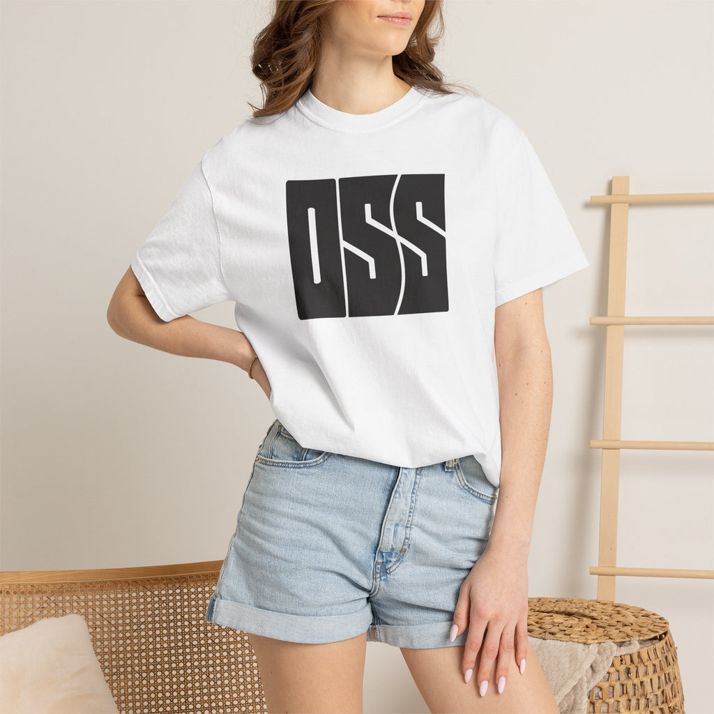 Oss brazilian jiu jitsu text graphic tee
