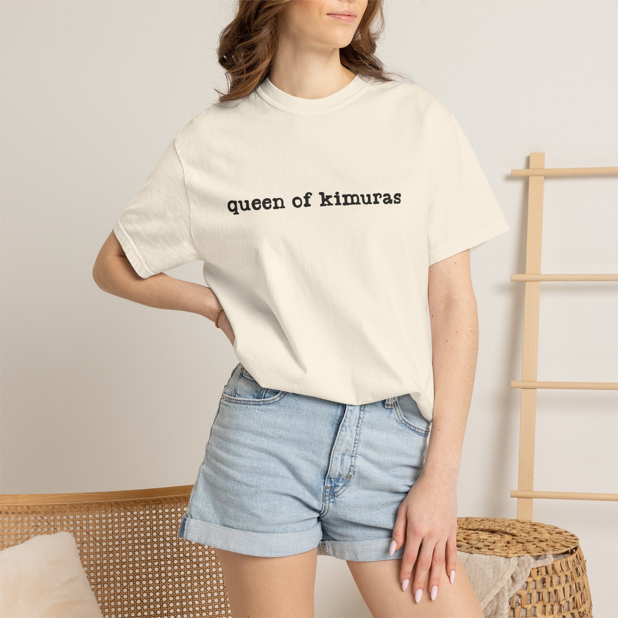 Queen of Kimuras T-Shirt — Minimal Text Graphic Tee