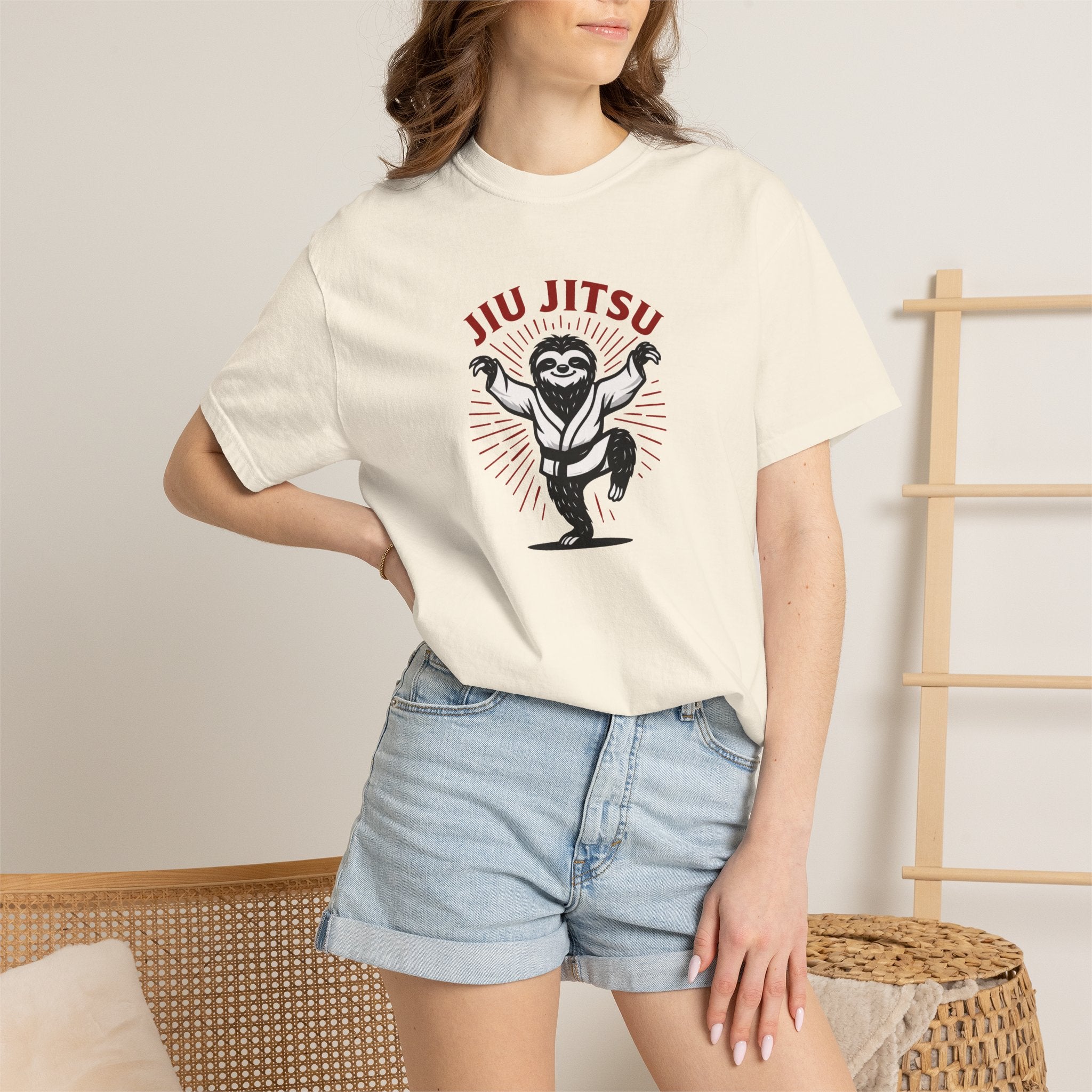 Jiu Jitsu Posing Sloth T-Shirt