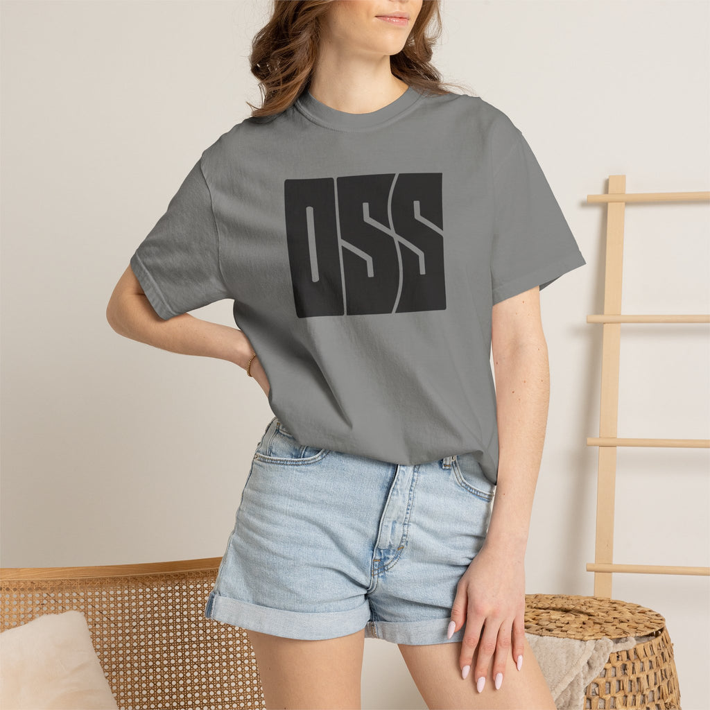 Oss brazilian jiu jitsu text graphic tee