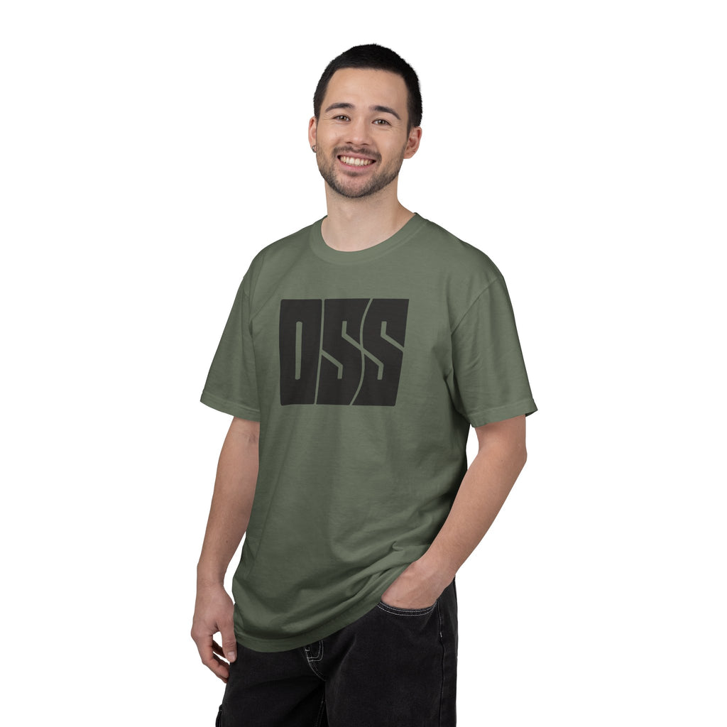 Oss brazilian jiu jitsu text graphic tee