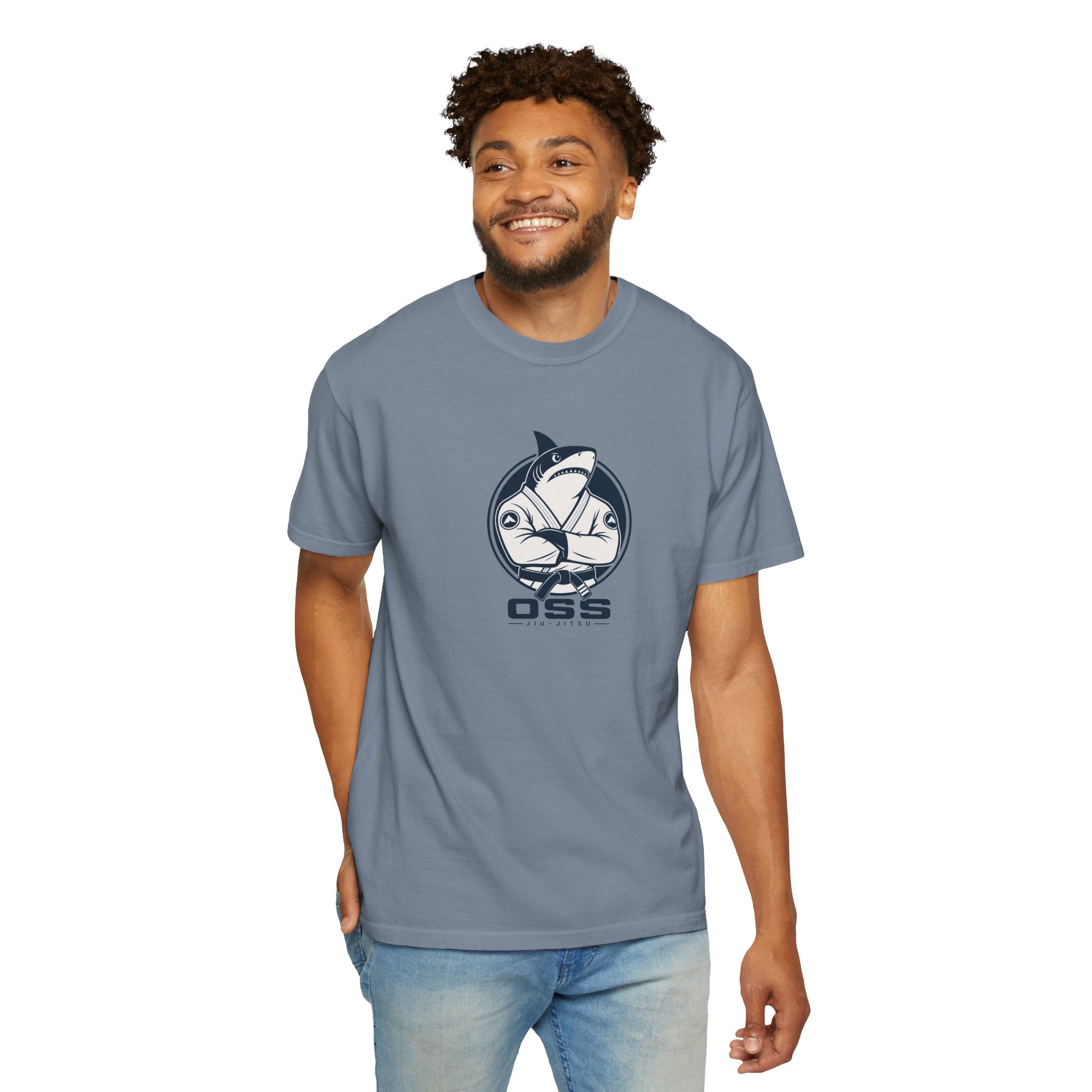 Jiu Jitsu Shark Logo Tee - OSS Graphic T-Shirt