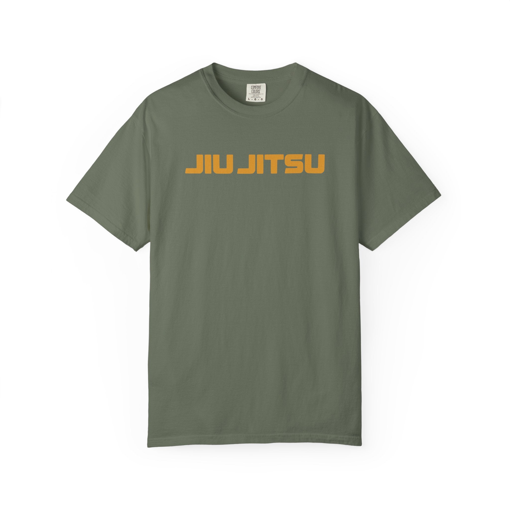 orange jiu jitsu logo plain t-shirt