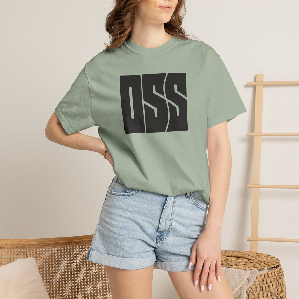 Oss brazilian jiu jitsu text graphic tee