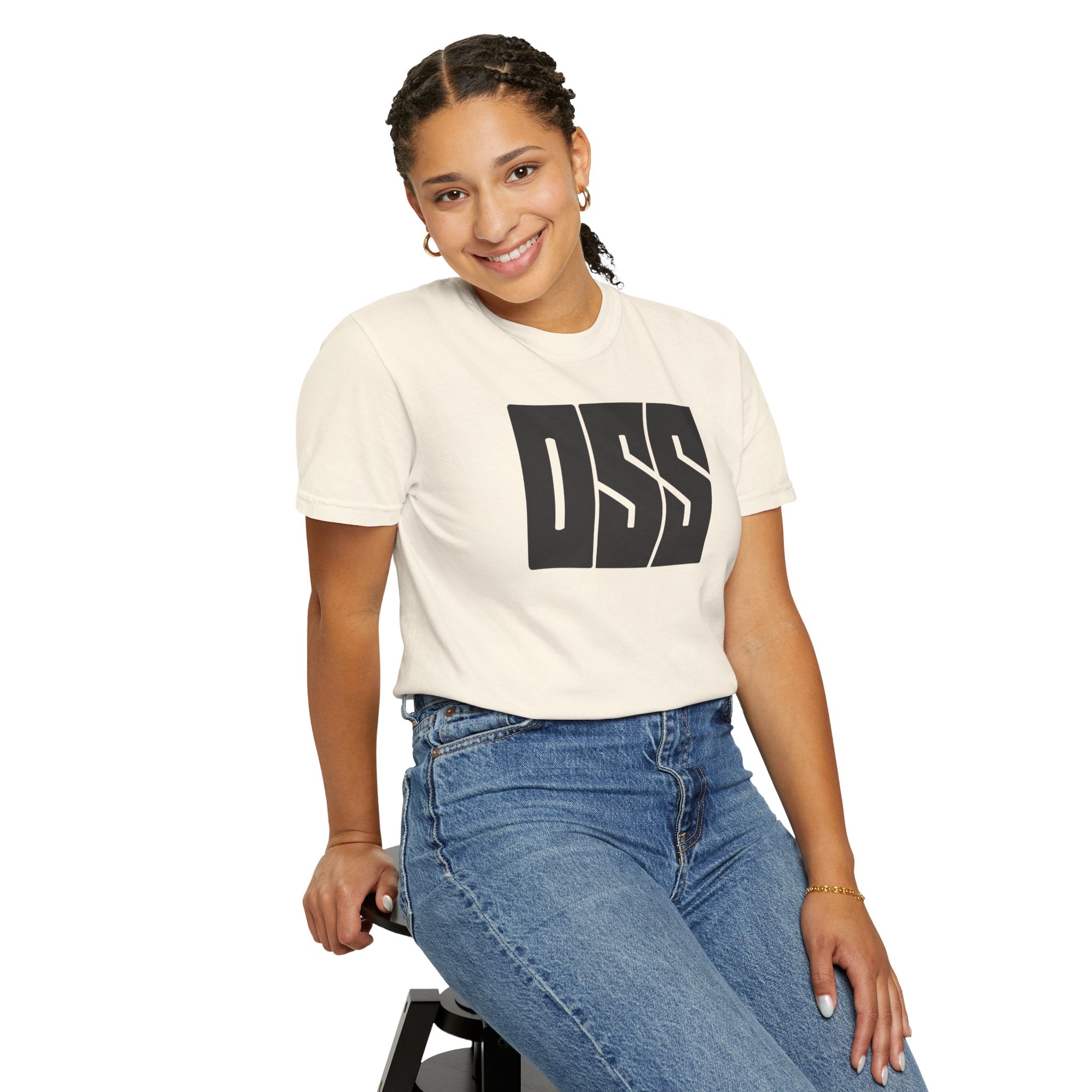 Oss brazilian jiu jitsu text graphic tee