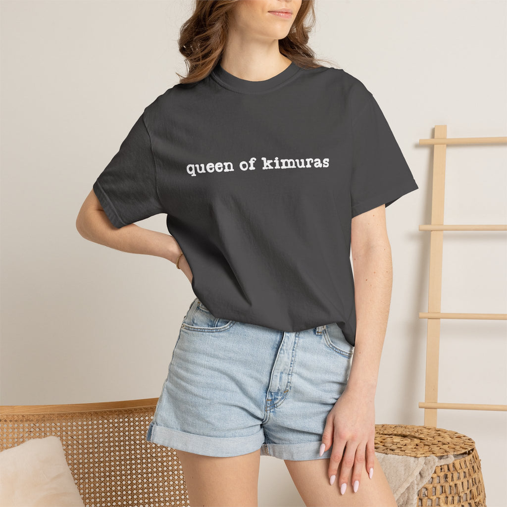 Queen of Kimuras T-Shirt — Minimal Text Graphic Tee