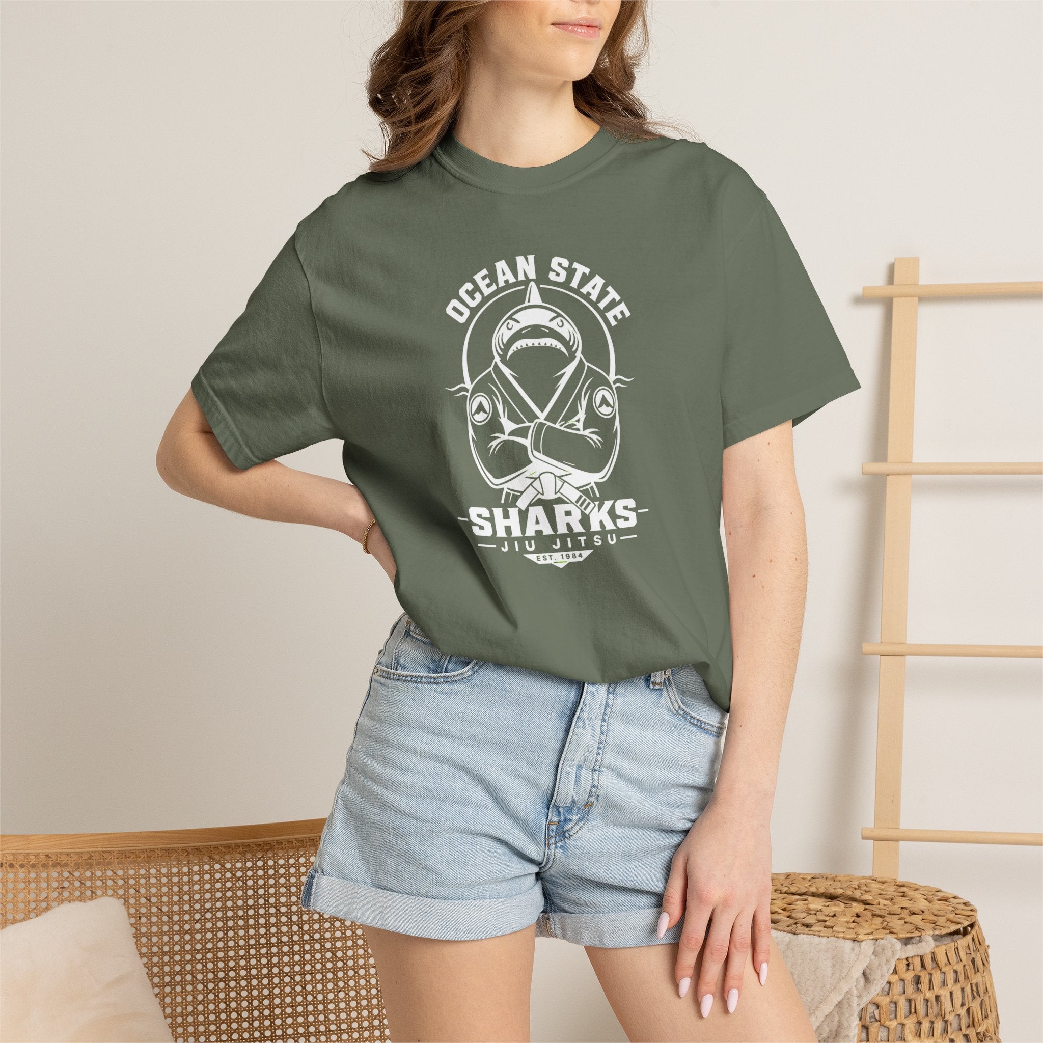 Ocean State Shark Jiu Jitsu T-Shirt
