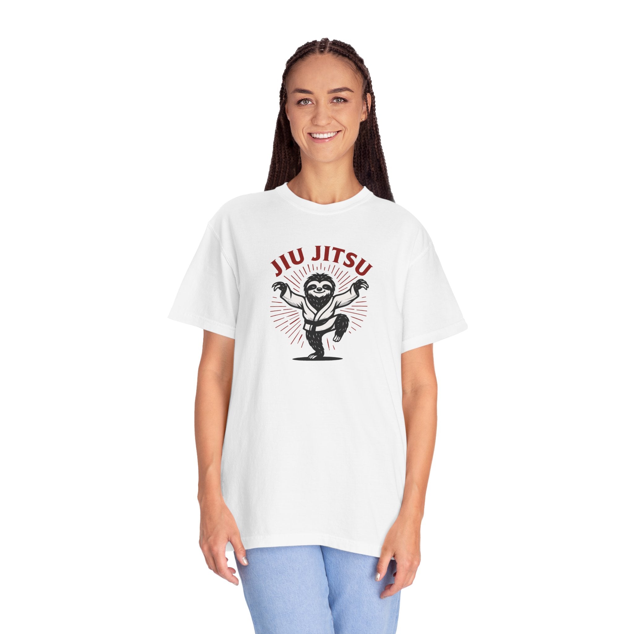 Jiu Jitsu Posing Sloth T-Shirt