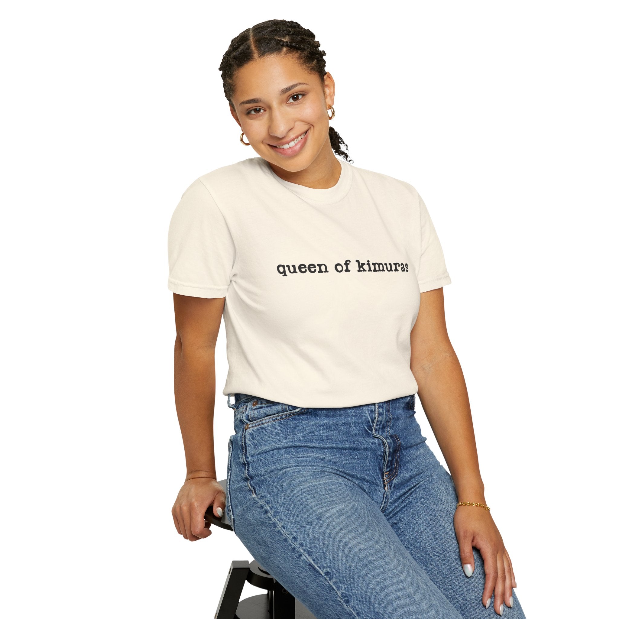 Queen of Kimuras T-Shirt — Minimal Text Graphic Tee