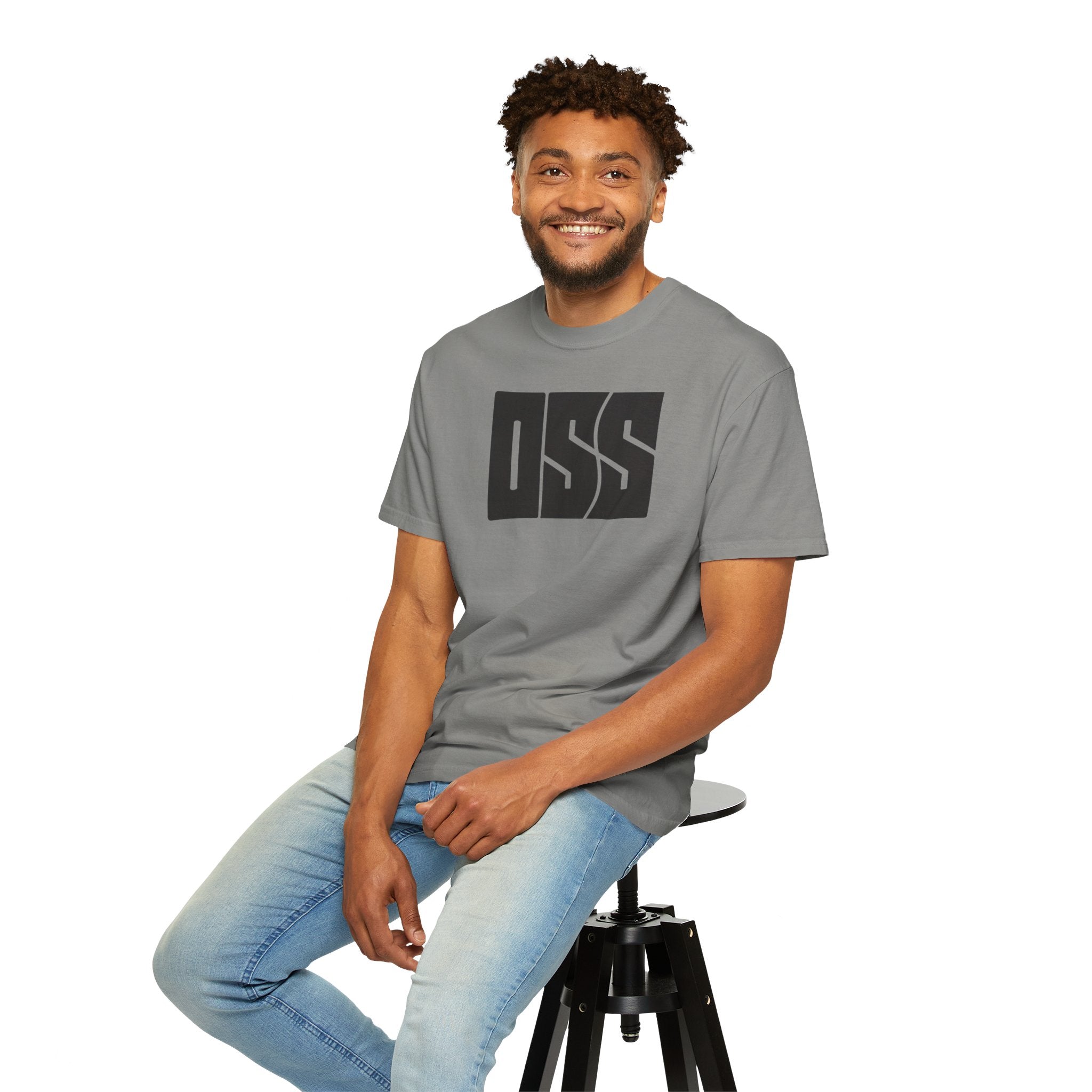 Oss brazilian jiu jitsu text graphic tee