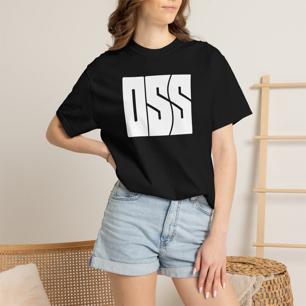 Oss brazilian jiu jitsu text graphic tee