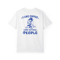 I Like Coffee and Sitting on People T-Shirt — Funny Monkey Graphic BJJ Tee