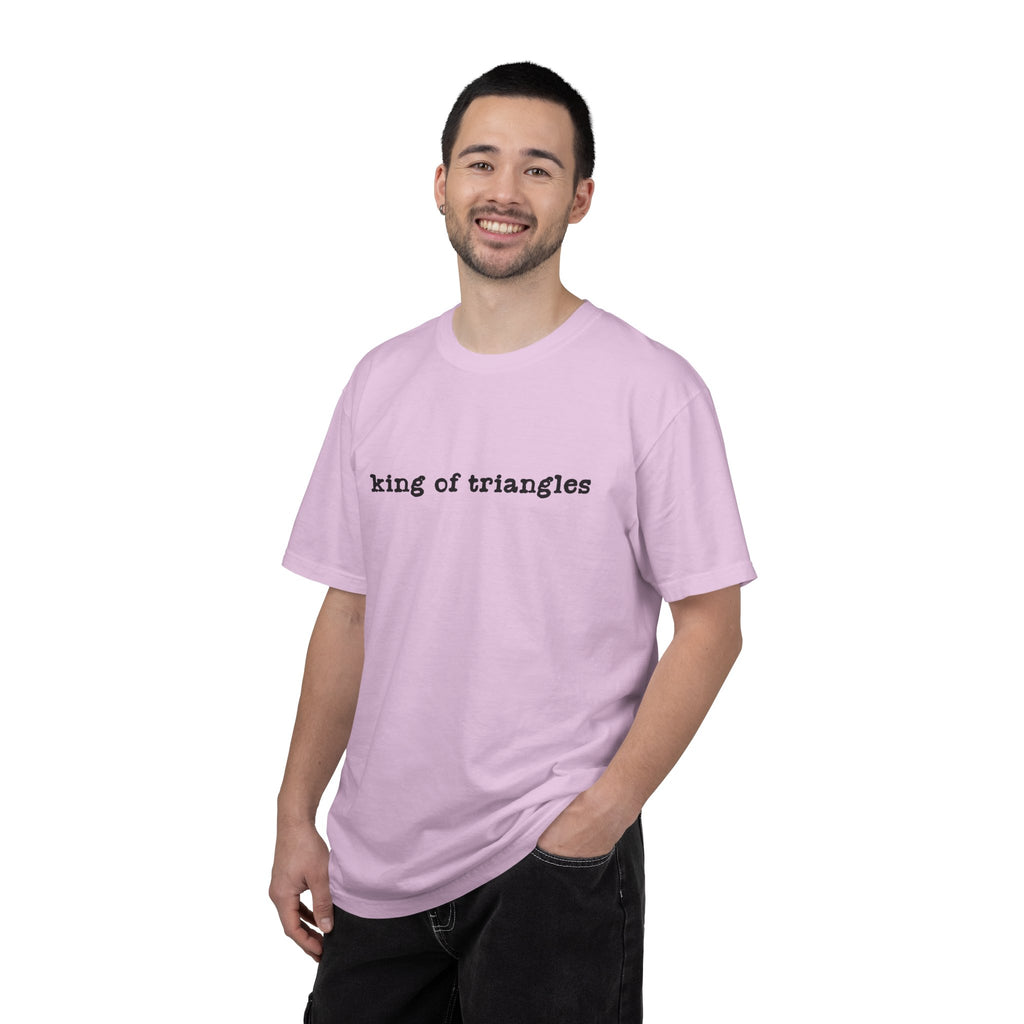 King of Triangles T-Shirt — Minimalist Graphic Tee