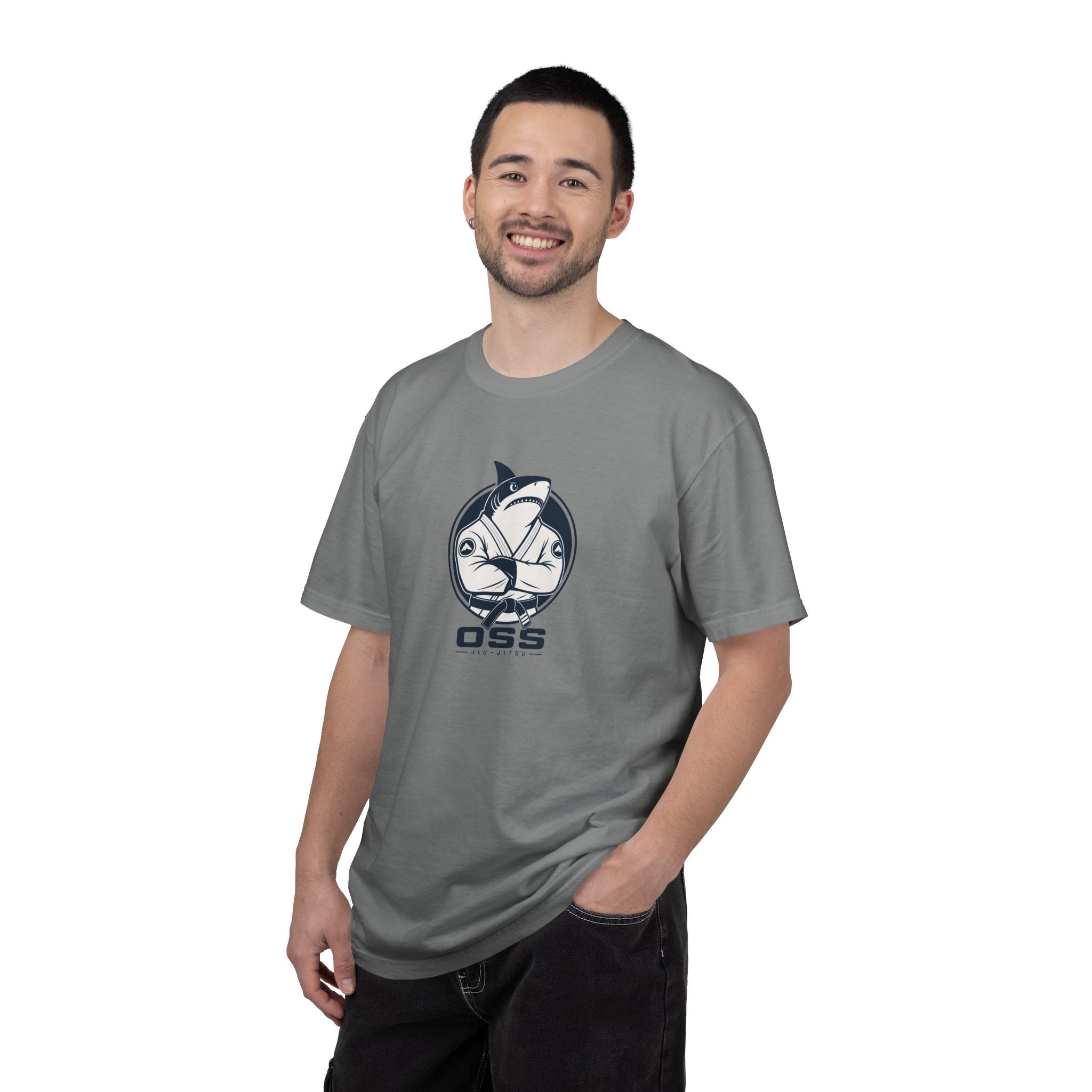 Jiu Jitsu Shark Logo Tee - OSS Graphic T-Shirt