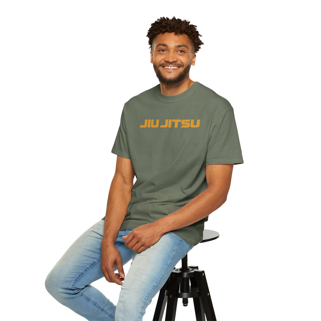 orange jiu jitsu logo plain t-shirt