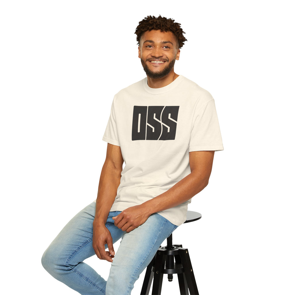 Oss brazilian jiu jitsu text graphic tee