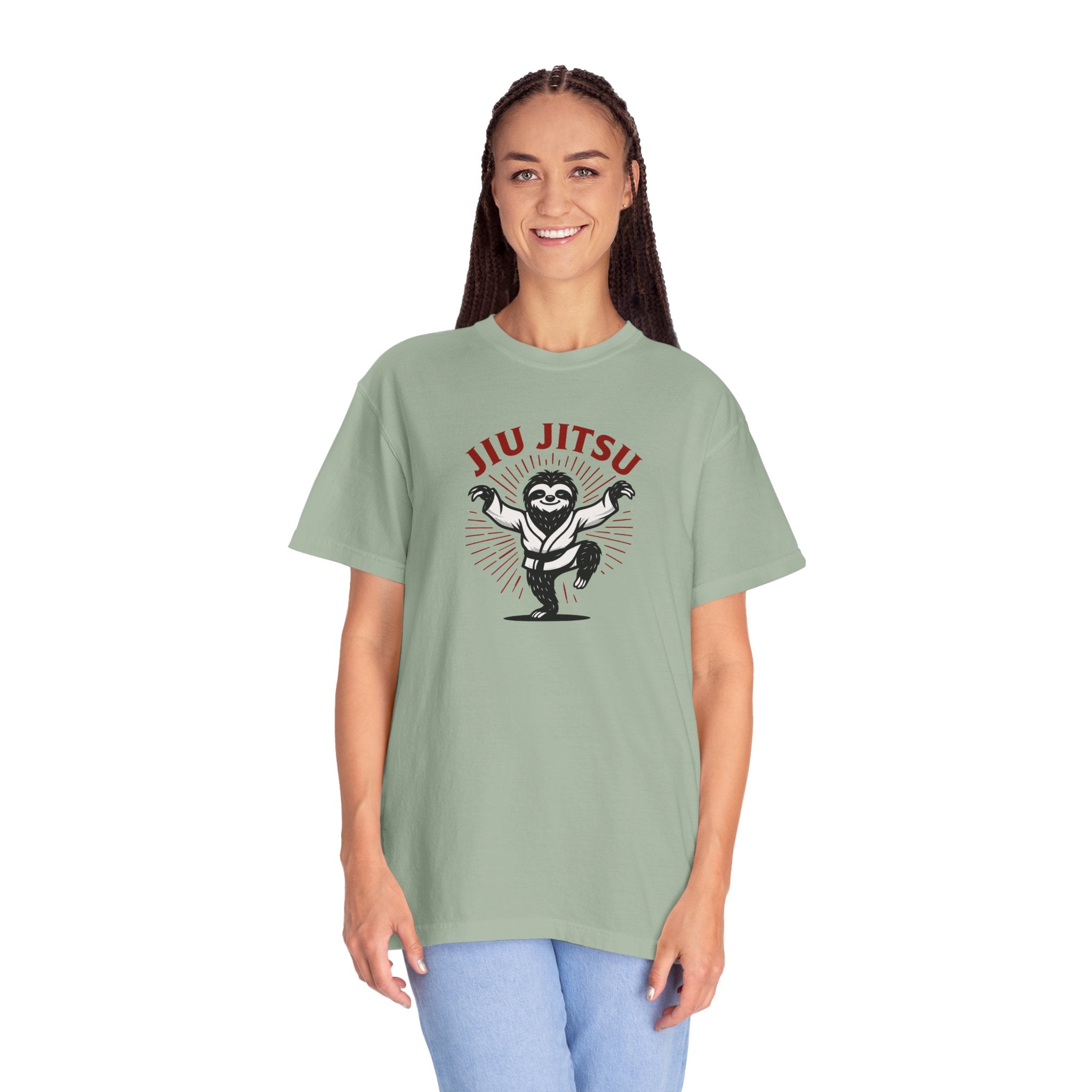 Jiu Jitsu Posing Sloth T-Shirt