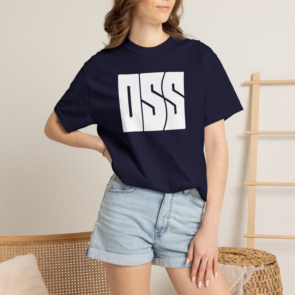 Oss brazilian jiu jitsu text graphic tee