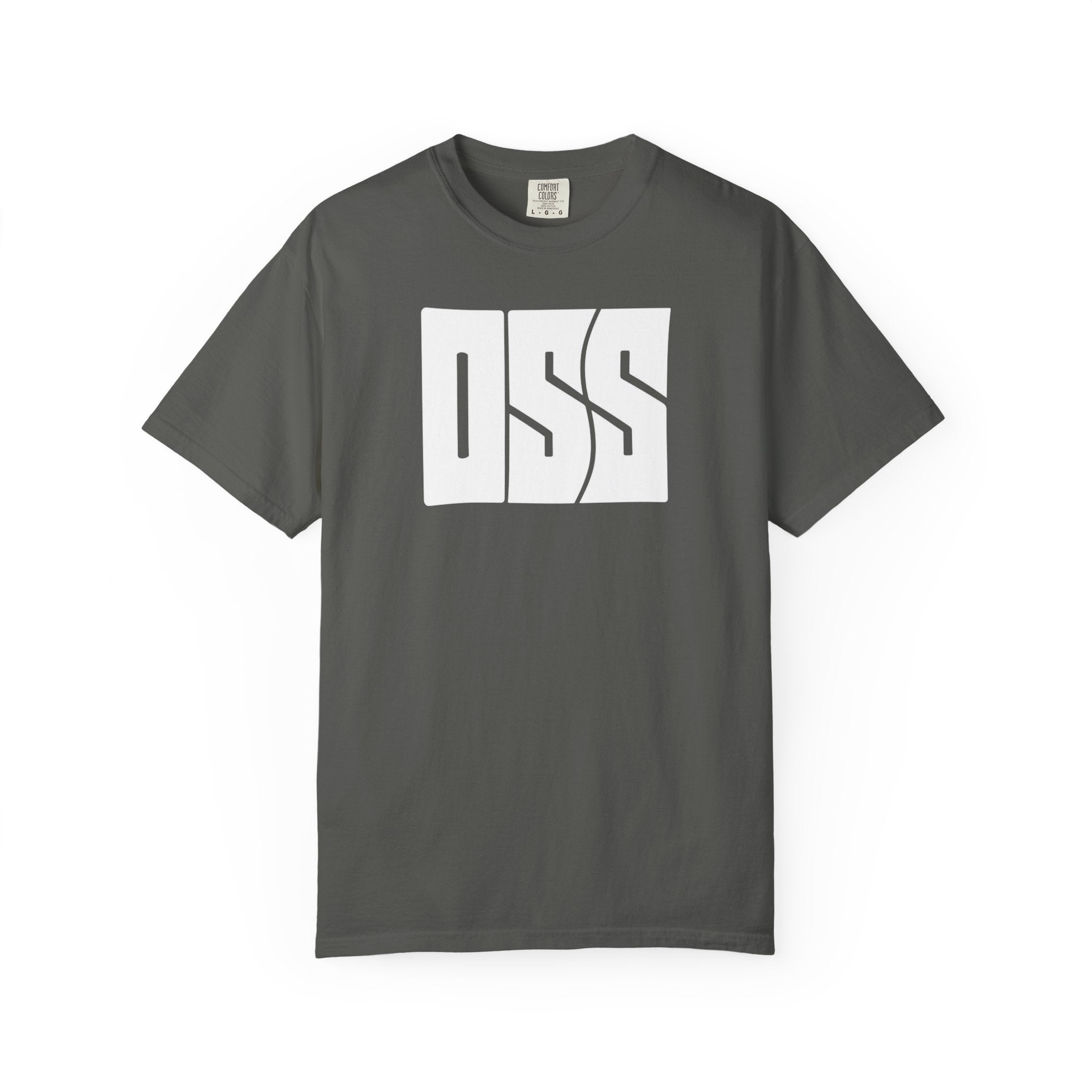 Oss brazilian jiu jitsu text graphic tee