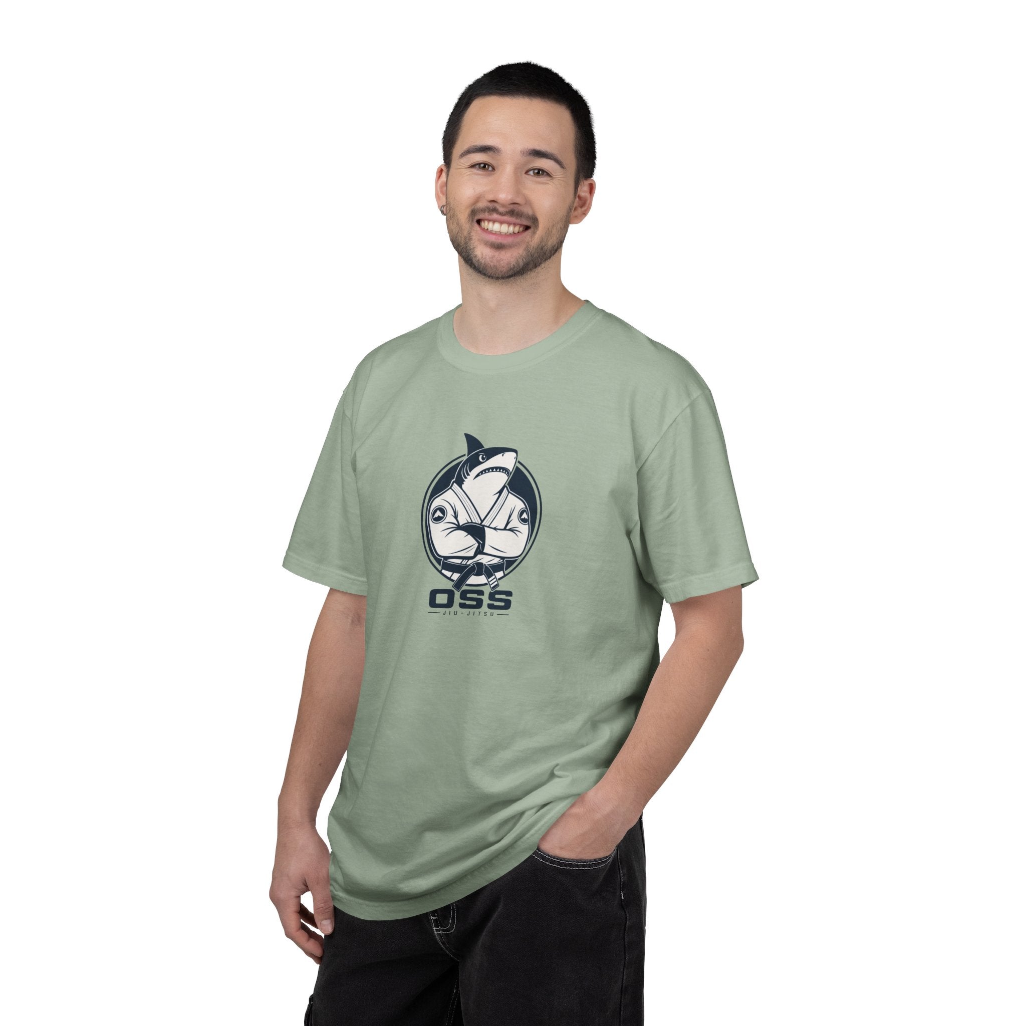 Jiu Jitsu Shark Logo Tee - OSS Graphic T-Shirt