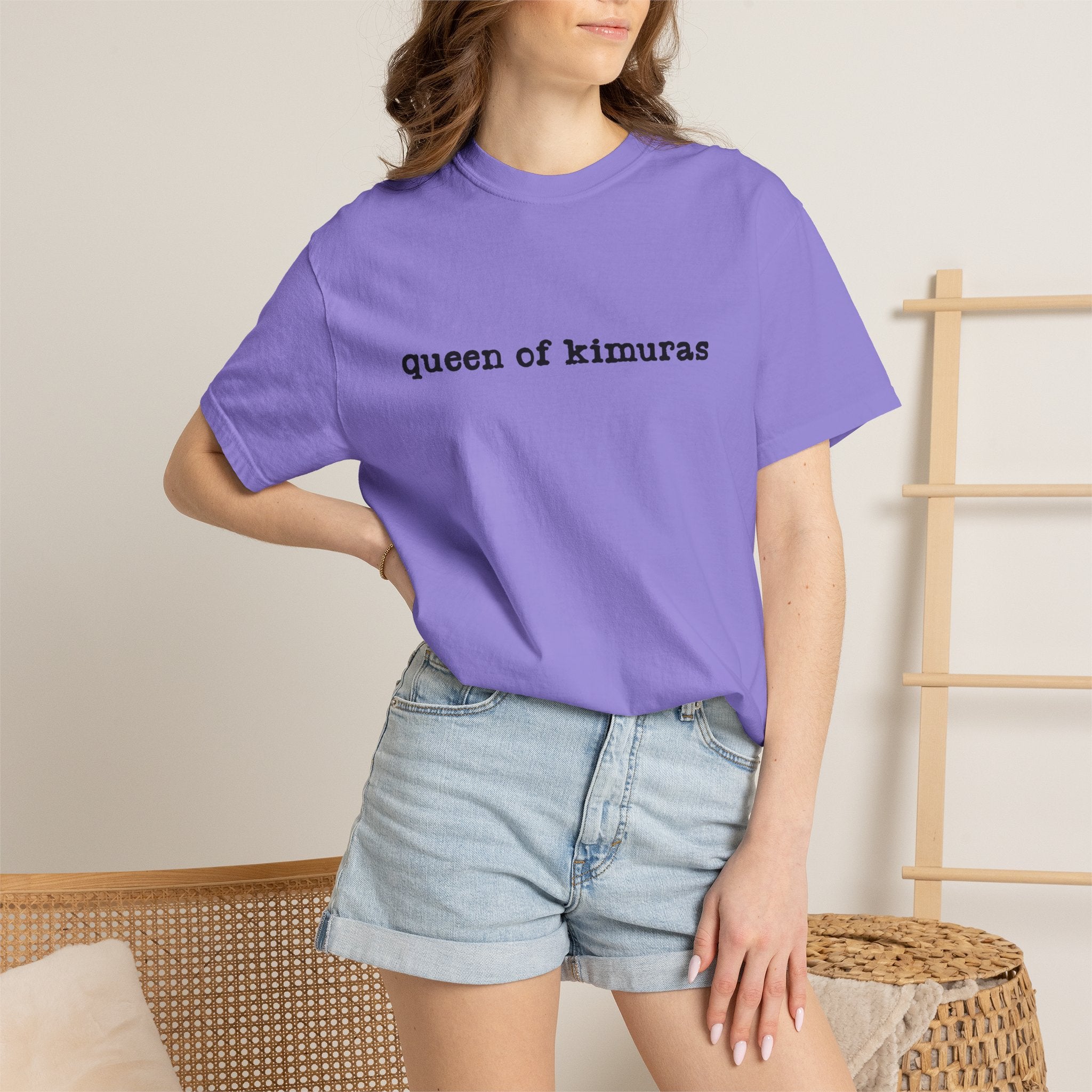 Queen of Kimuras T-Shirt — Minimal Text Graphic Tee