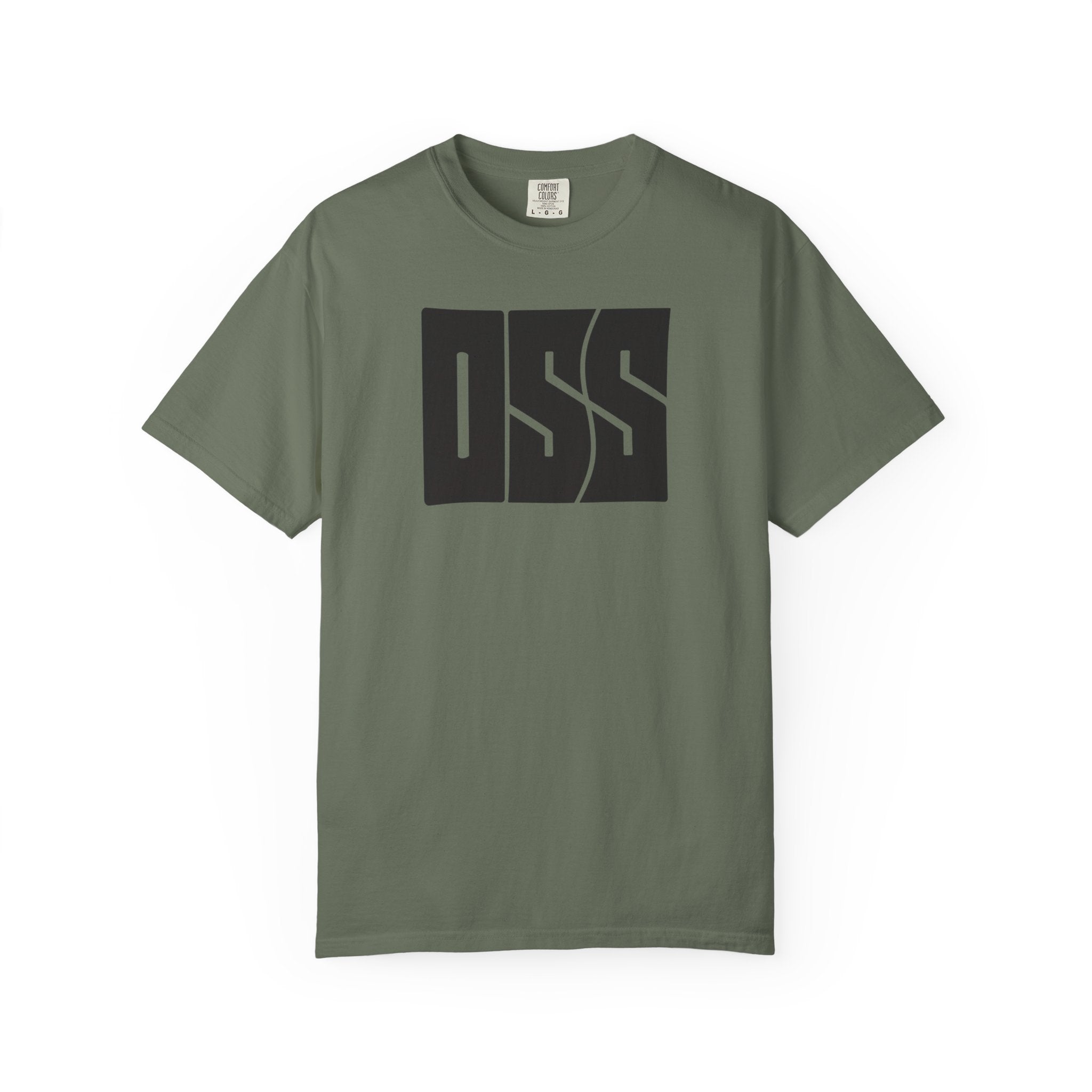 Oss brazilian jiu jitsu text graphic tee