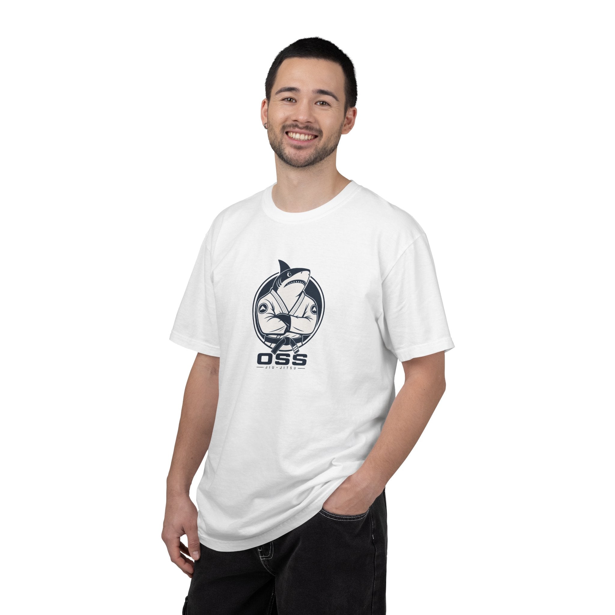 Jiu Jitsu Shark Logo Tee - OSS Graphic T-Shirt