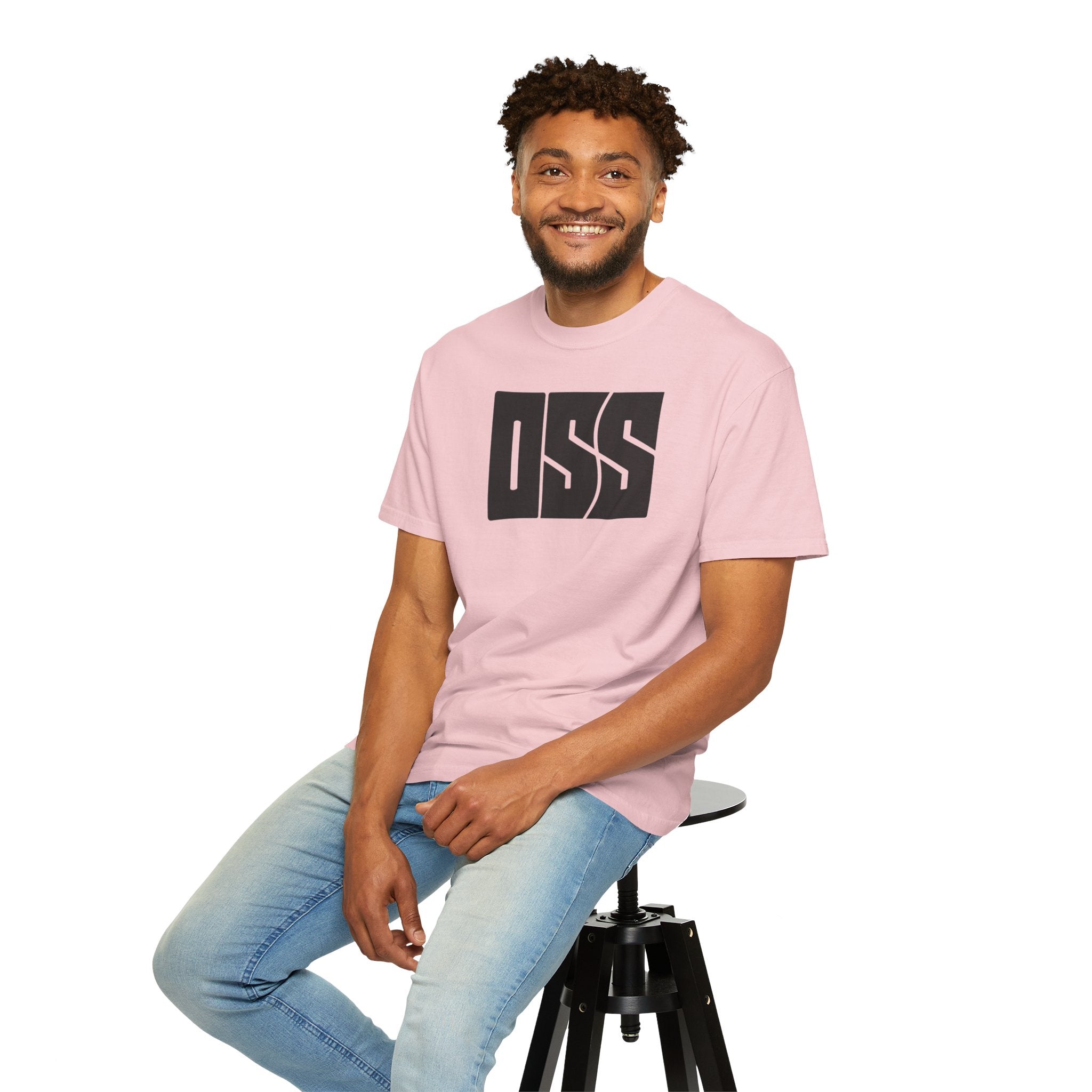 Oss brazilian jiu jitsu text graphic tee
