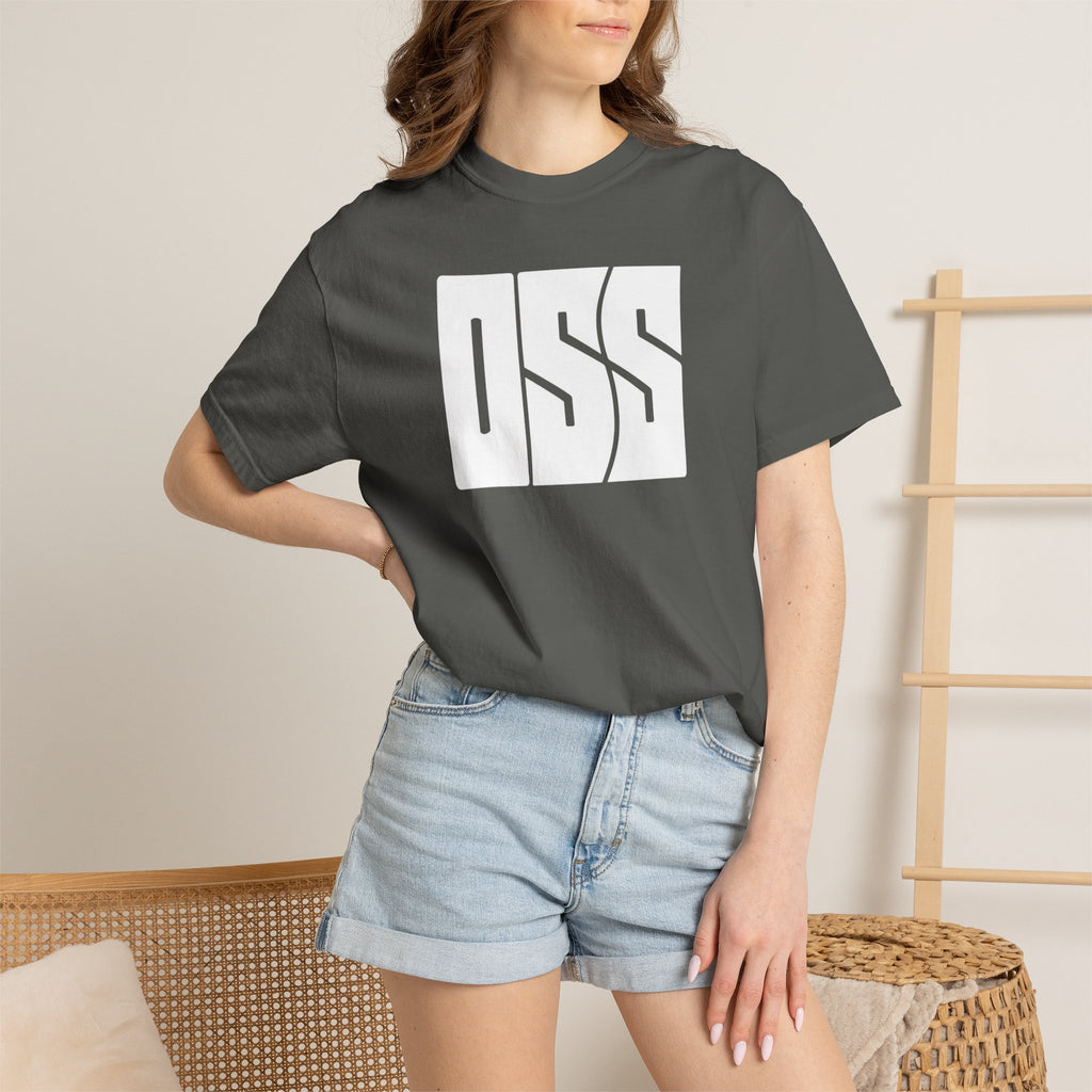 Oss brazilian jiu jitsu text graphic tee