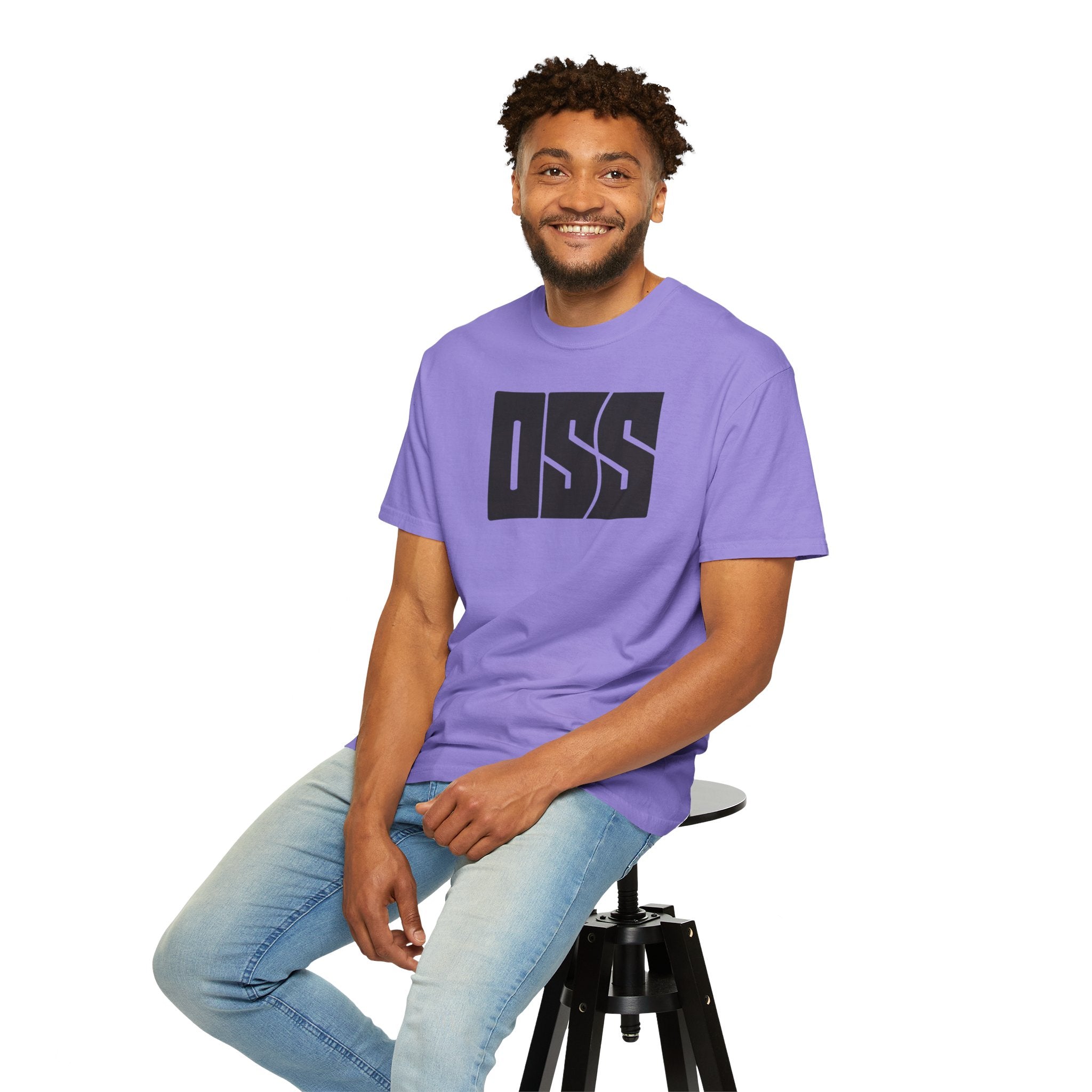 Oss brazilian jiu jitsu text graphic tee