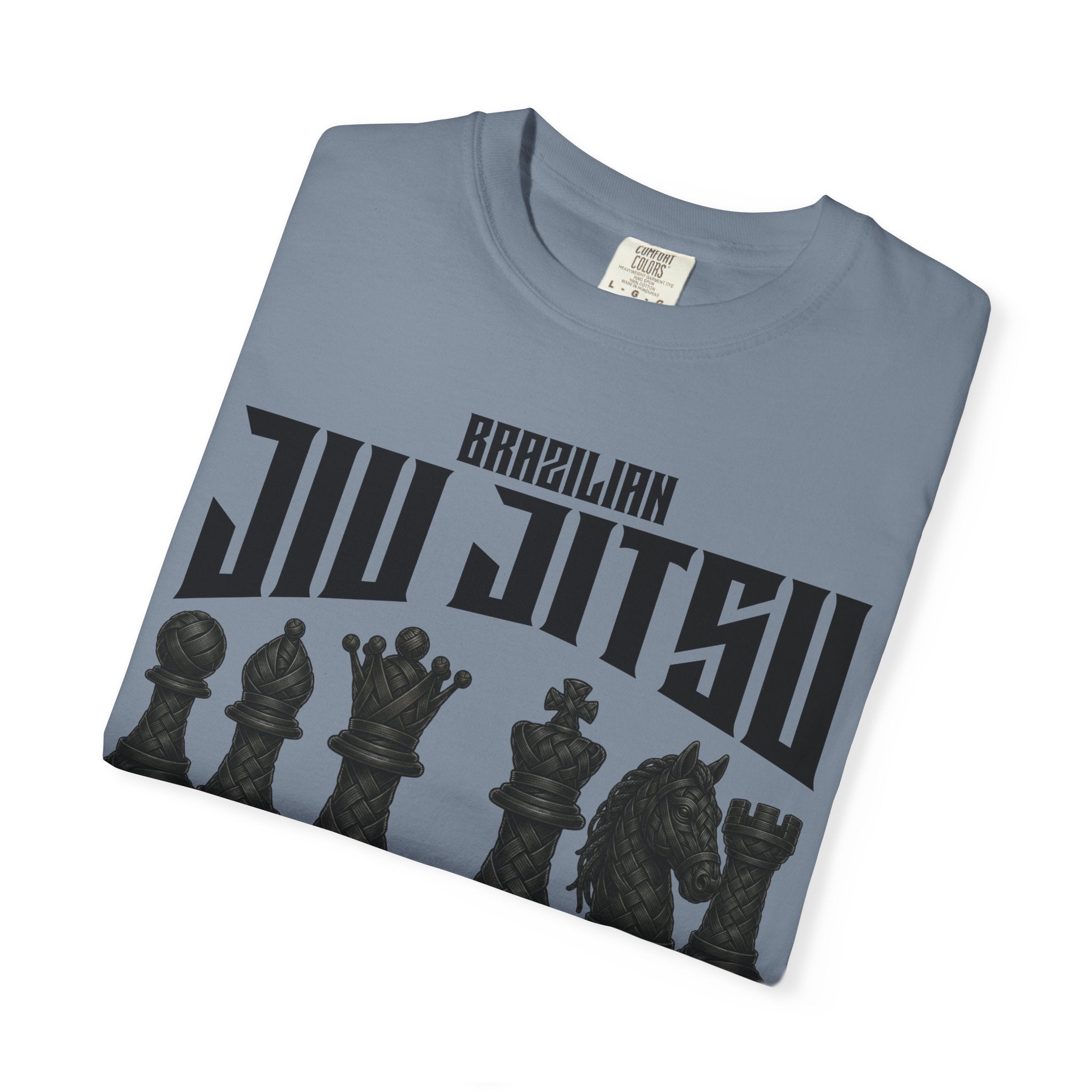 Brazilian Jiu-Jitsu Chess Pieces T-Shirt - black